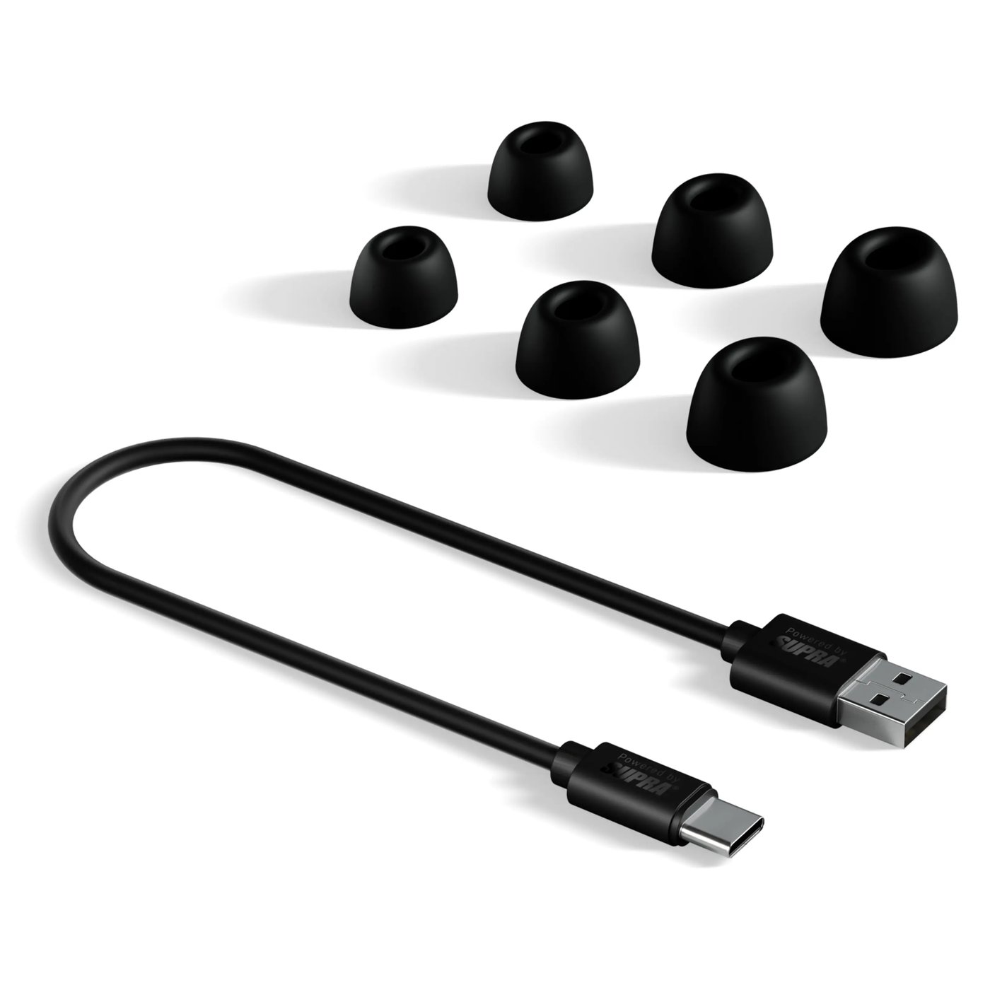 Supra NERO-TX2 trådløse in-ear-hodetelefoner Hvit