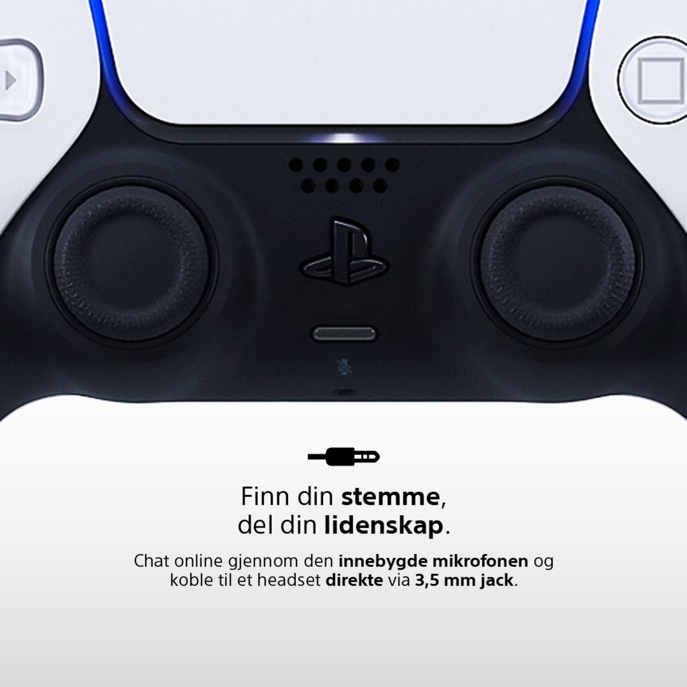 Sony DualSense V3 Trådløs håndkontroller Blå