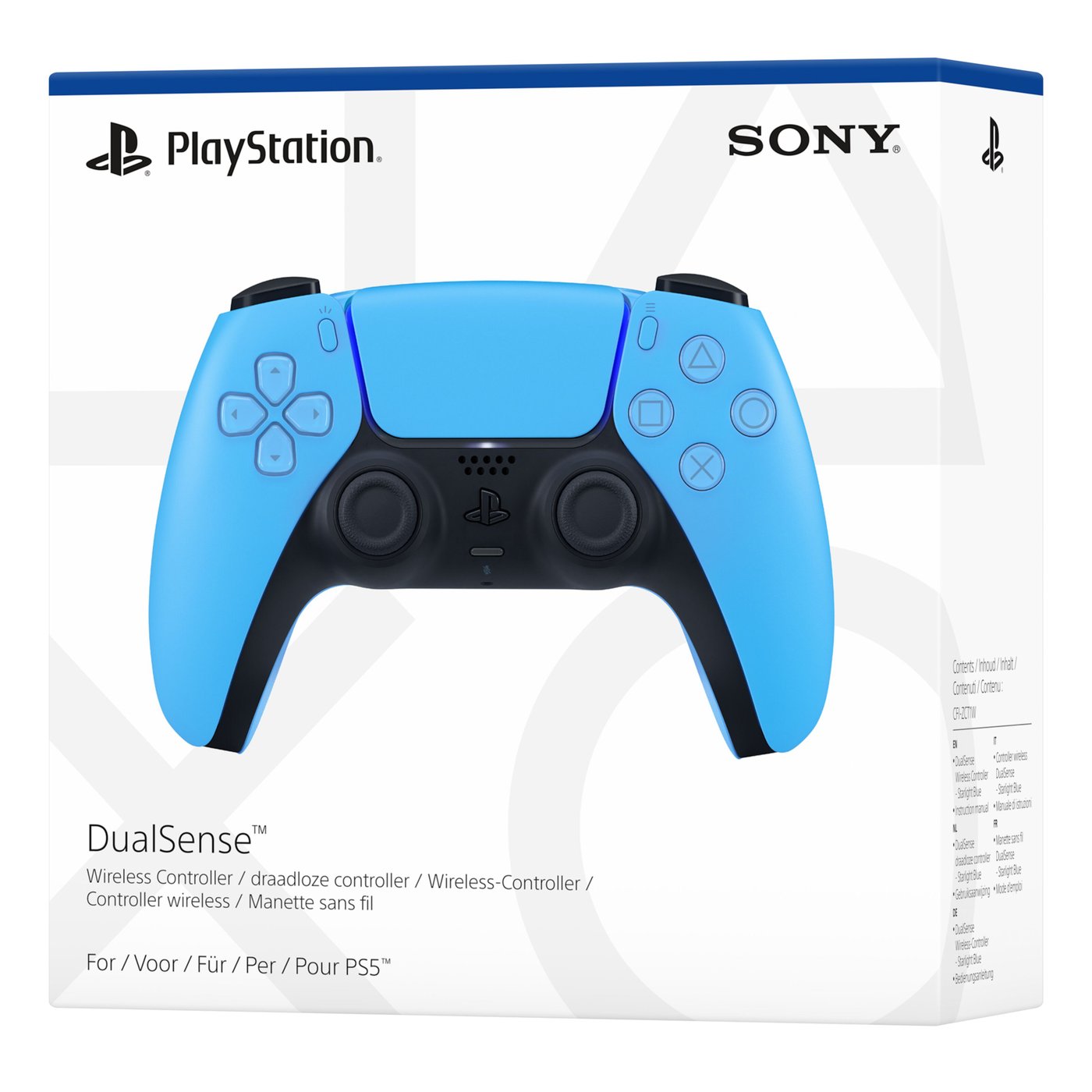 Sony DualSense V3 Trådlös handkontroll Blå