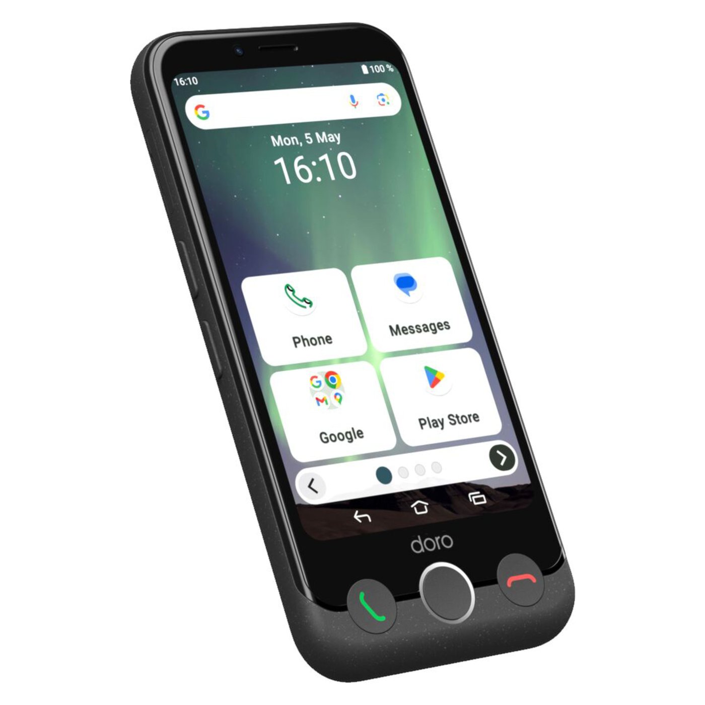 Doro Aurora A11 smartphone Grafitgrå