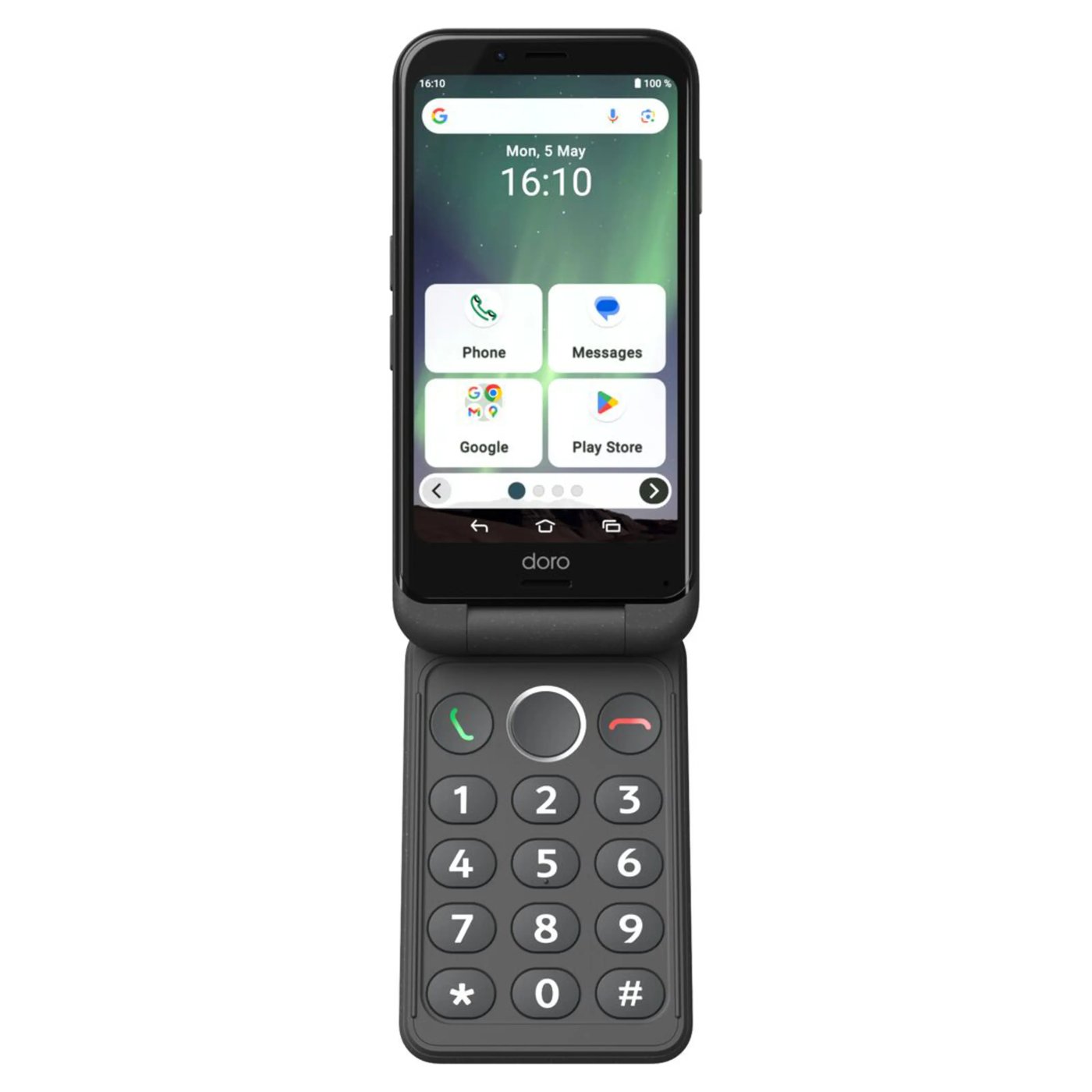 Doro Aurora A21 smartphone Grafitgrå