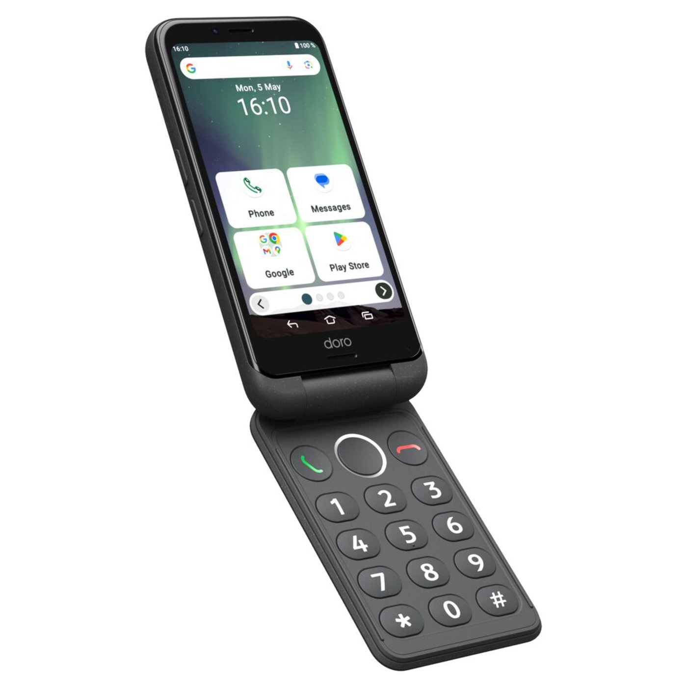 Doro Aurora A21 smartphone Grafitgrå