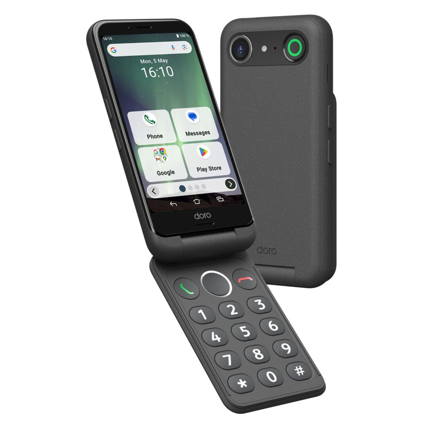 Doro Aurora A21 smartphone Grafitgrå