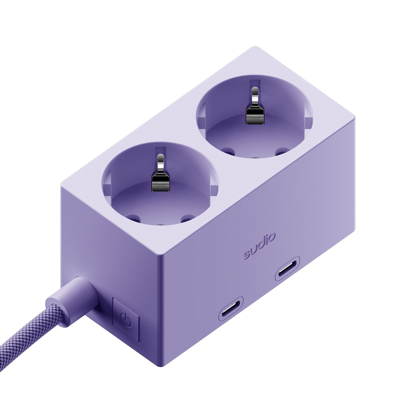 Sudio Brick grenuttag med GaN-laddning 30 W Lila