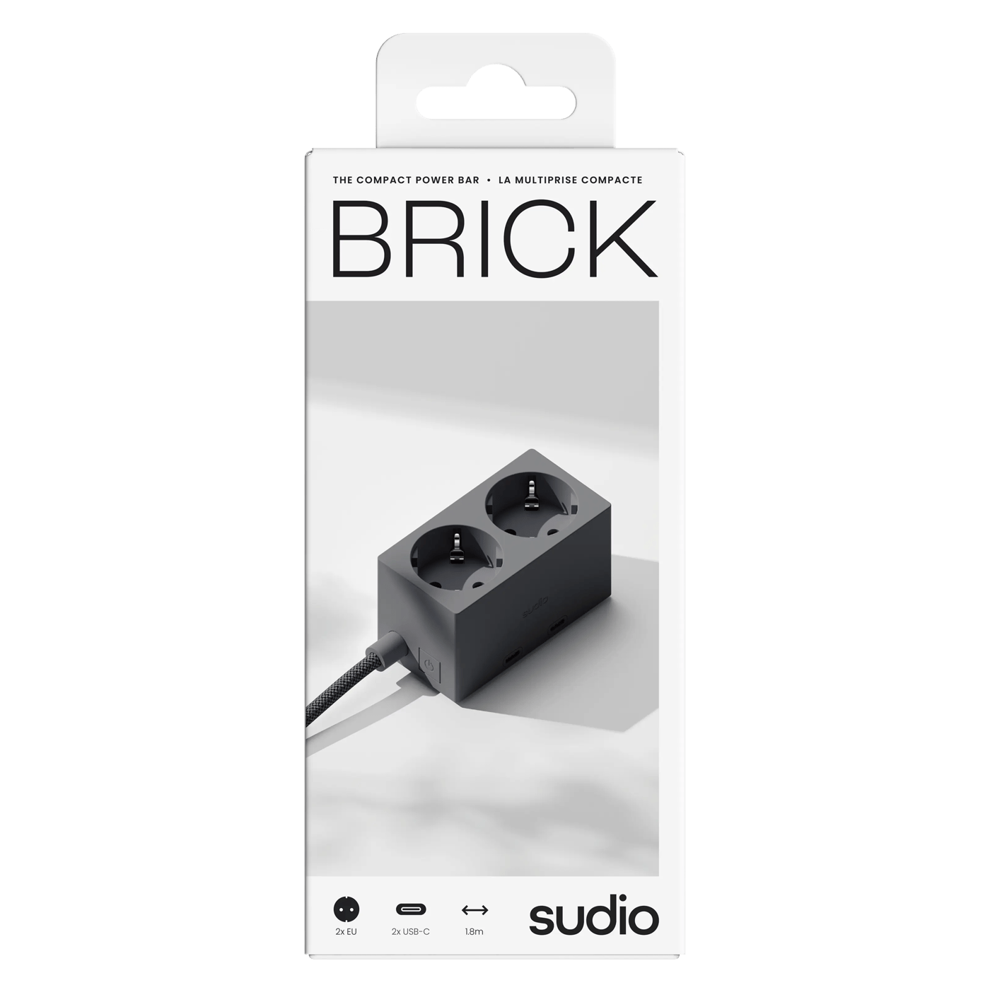 Sudio Brick grenuttak med GaN-lading 30 W Svart