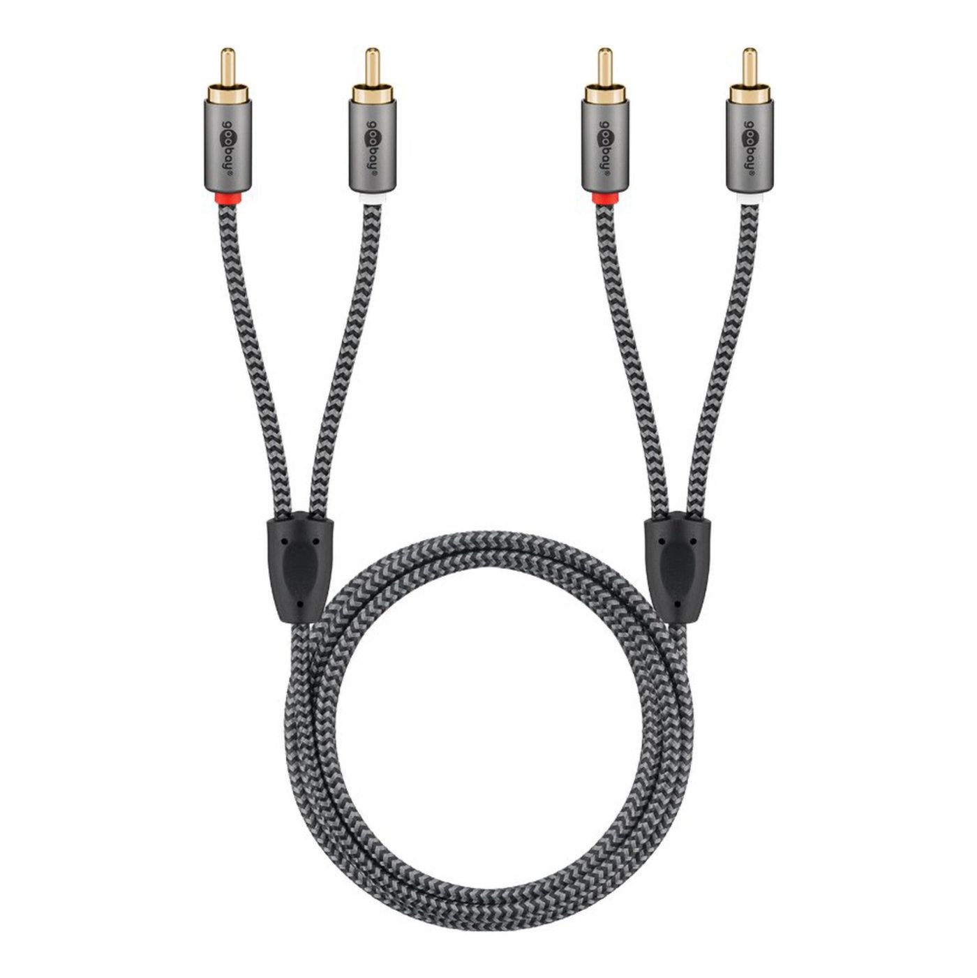 Stereo RCA-kabel 0,5 m