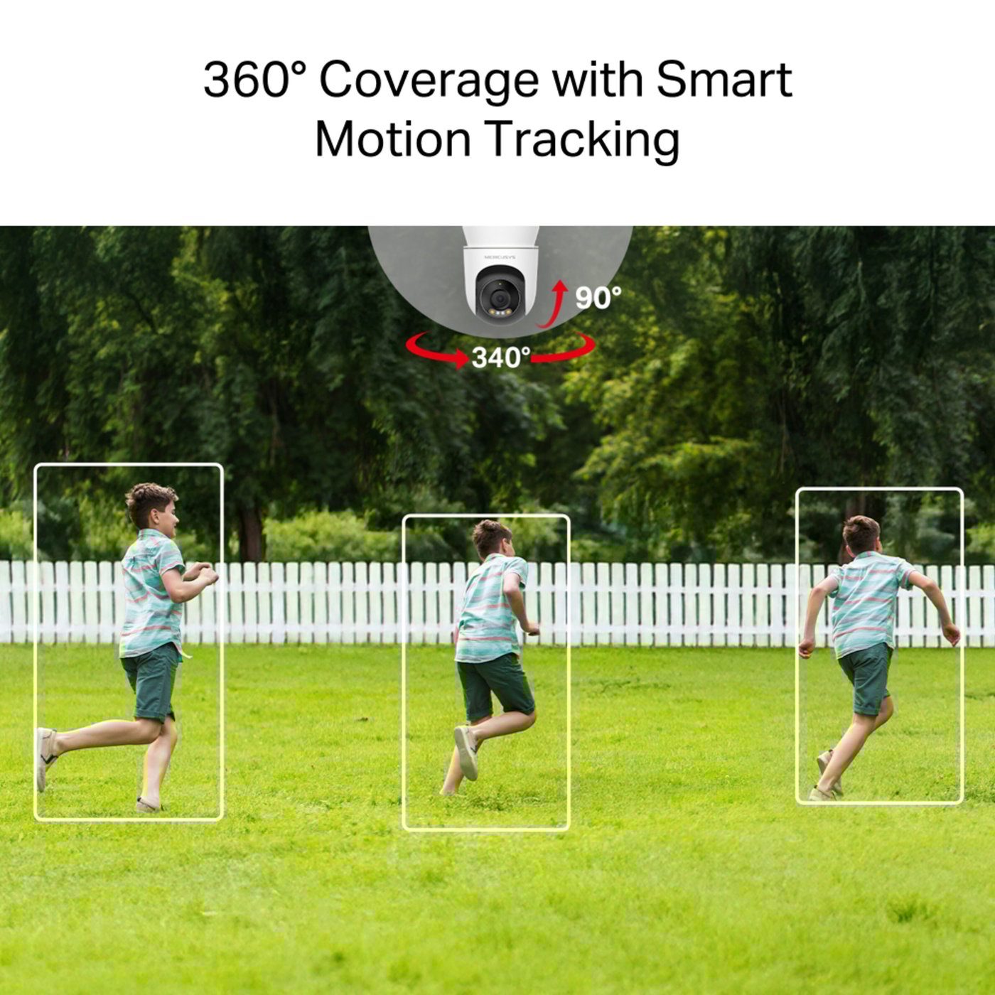 Mercusys MC510 – Outdoor Pan/Tilt Security Wi-Fi Övervakningskamera