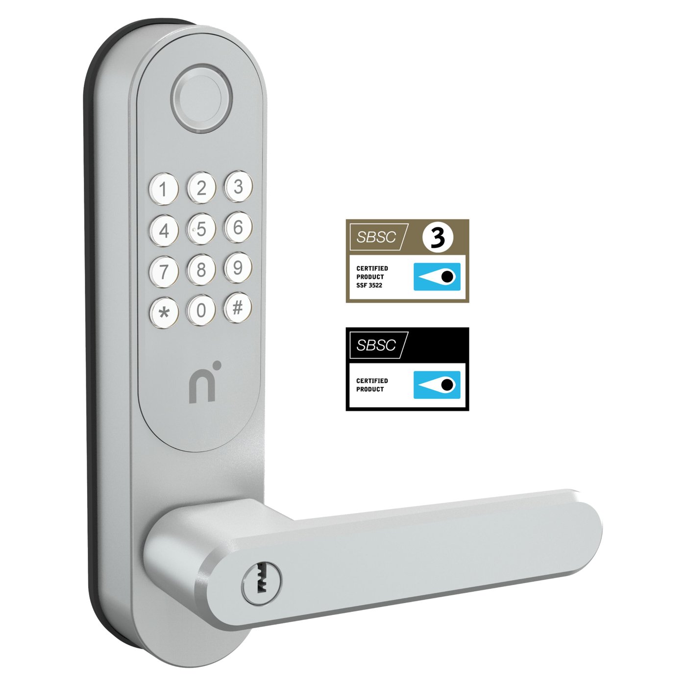 Nimly Code Pro Elektroniskt dörrlås Silver