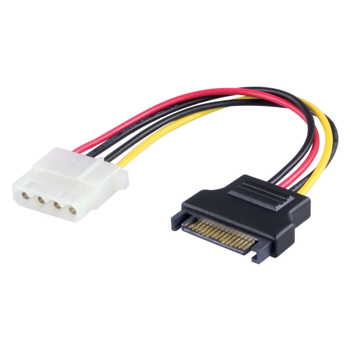 Luxorparts SATA-strömadapter till Molex 4-pin
