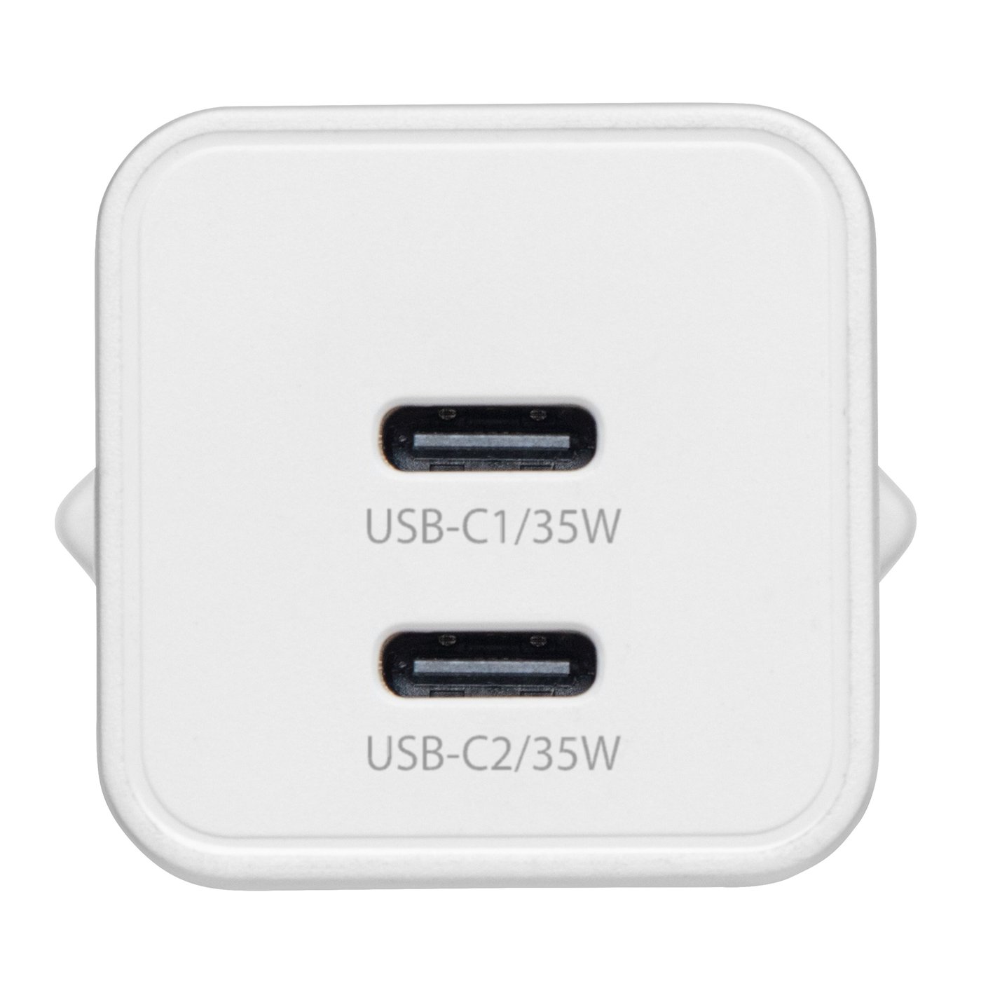 Linocell GaN hurtiglader 35 W PD med 2 USB-C-porter Hvit