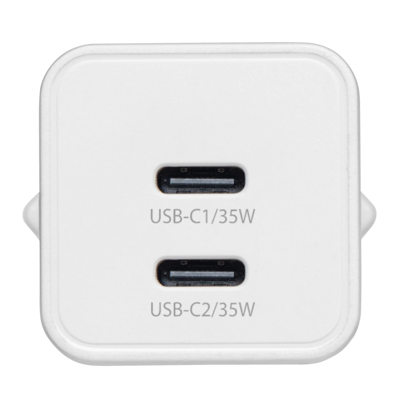 Linocell GaN hurtiglader 35 W PD med 2 USB-C-porter Hvit