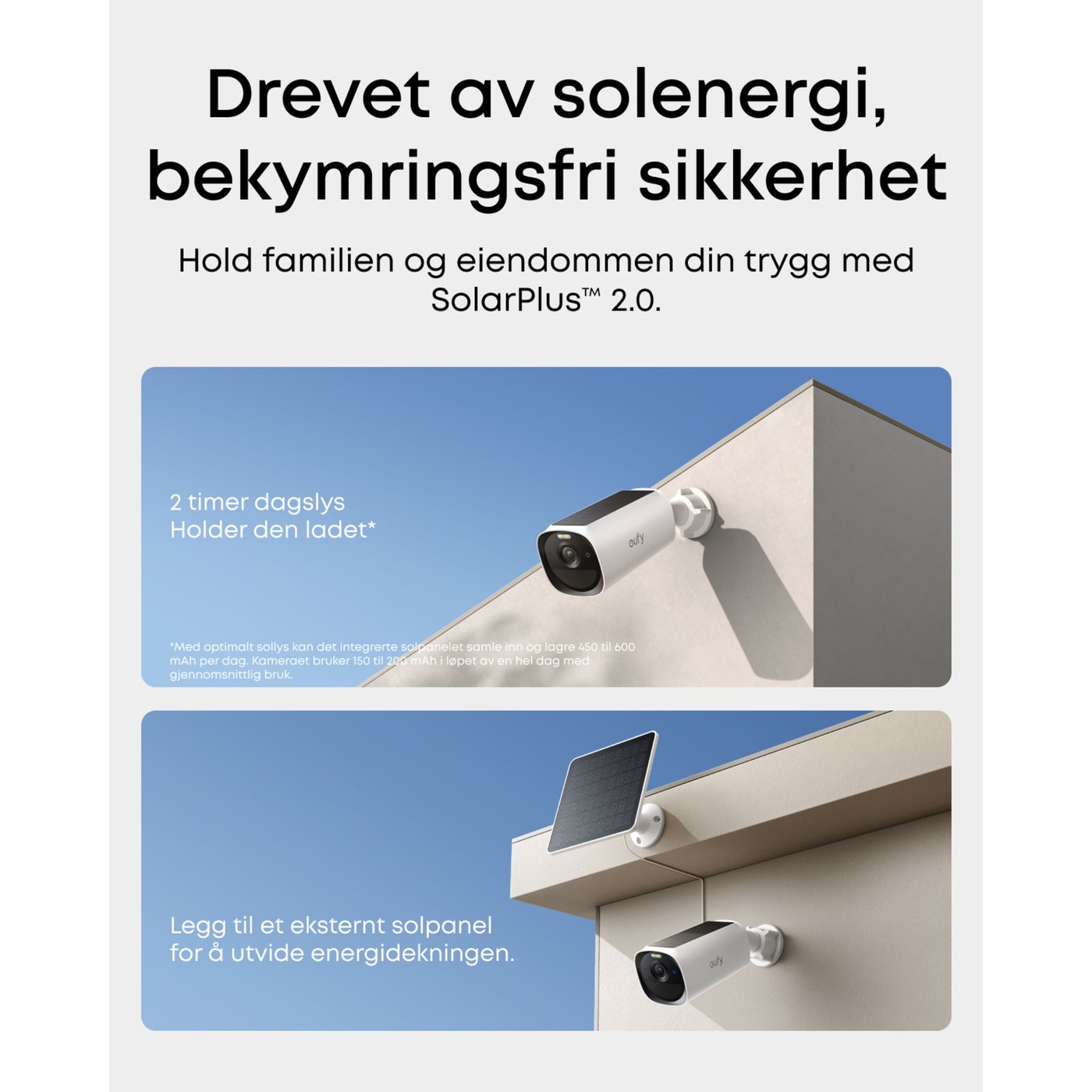 Eufy EufyCam E40 2-kamera sett med HomeBase S380