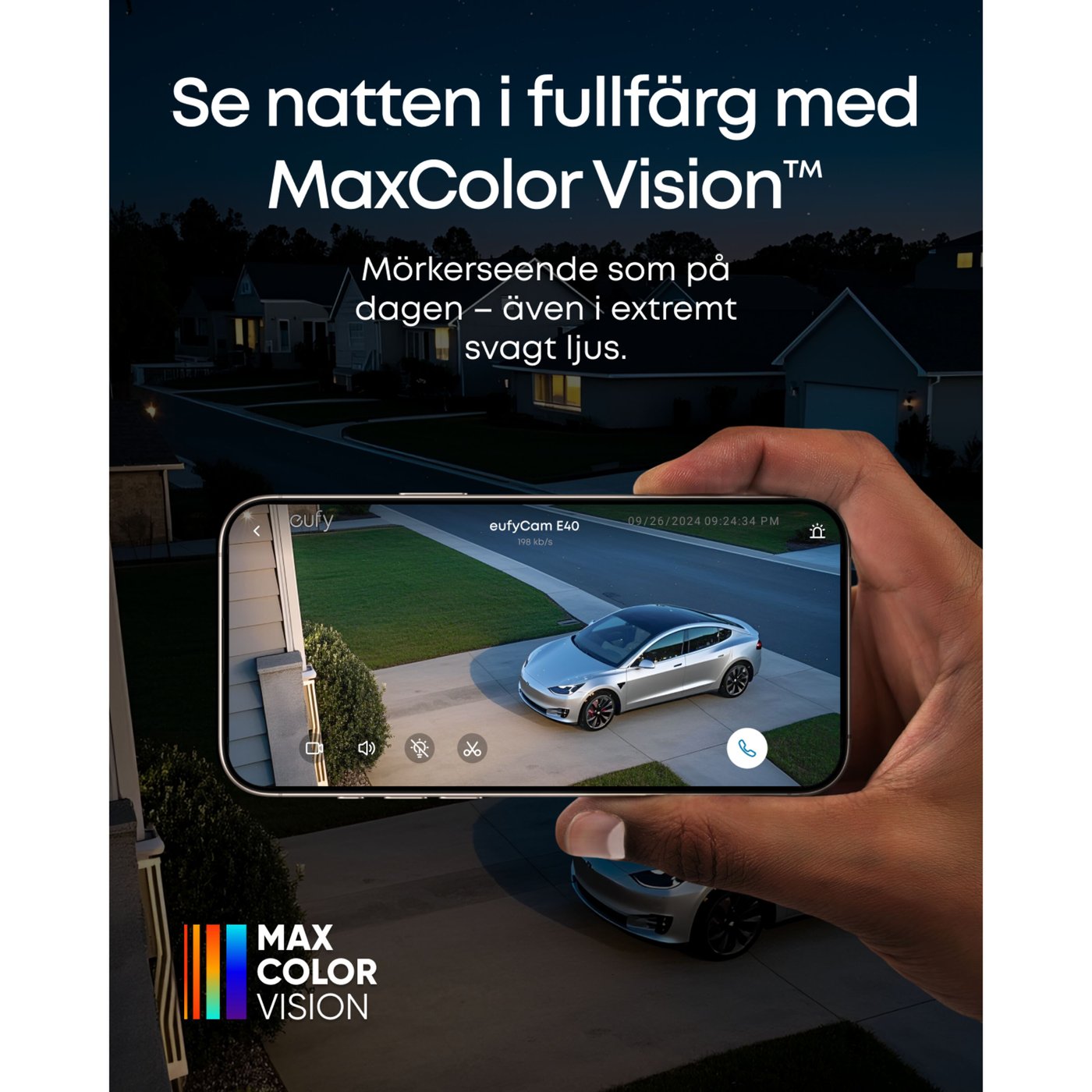 Eufy EufyCam E40 3-kamera kit med HomeBase S380