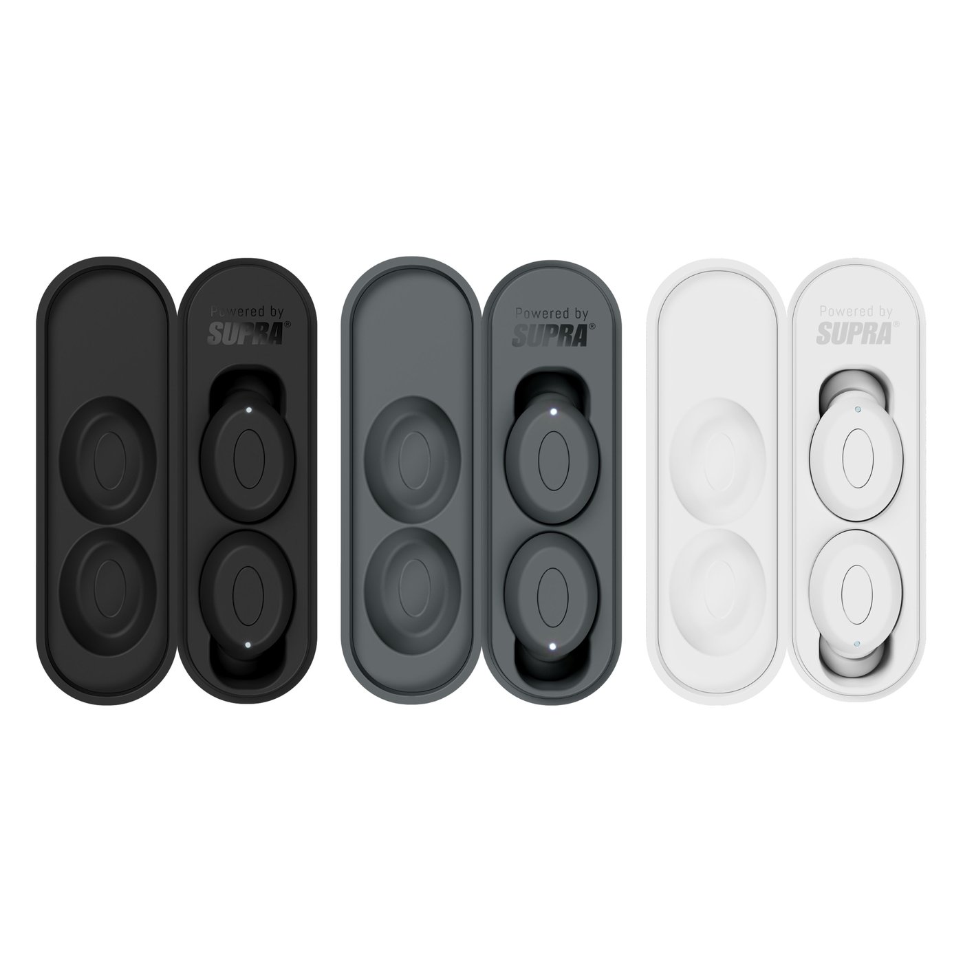 Supra NERO-TX TWS trådlösa hörlurar Grå