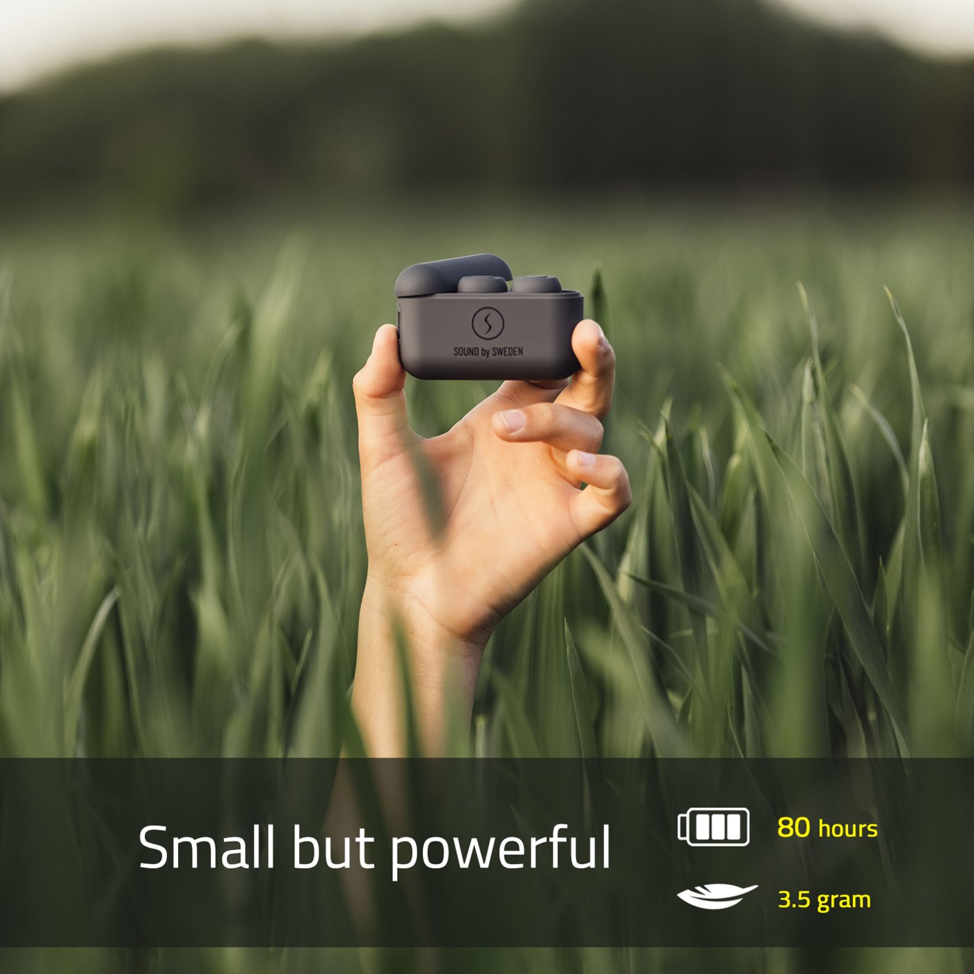 Supra NERO-TX TWS trådlösa hörlurar Grå