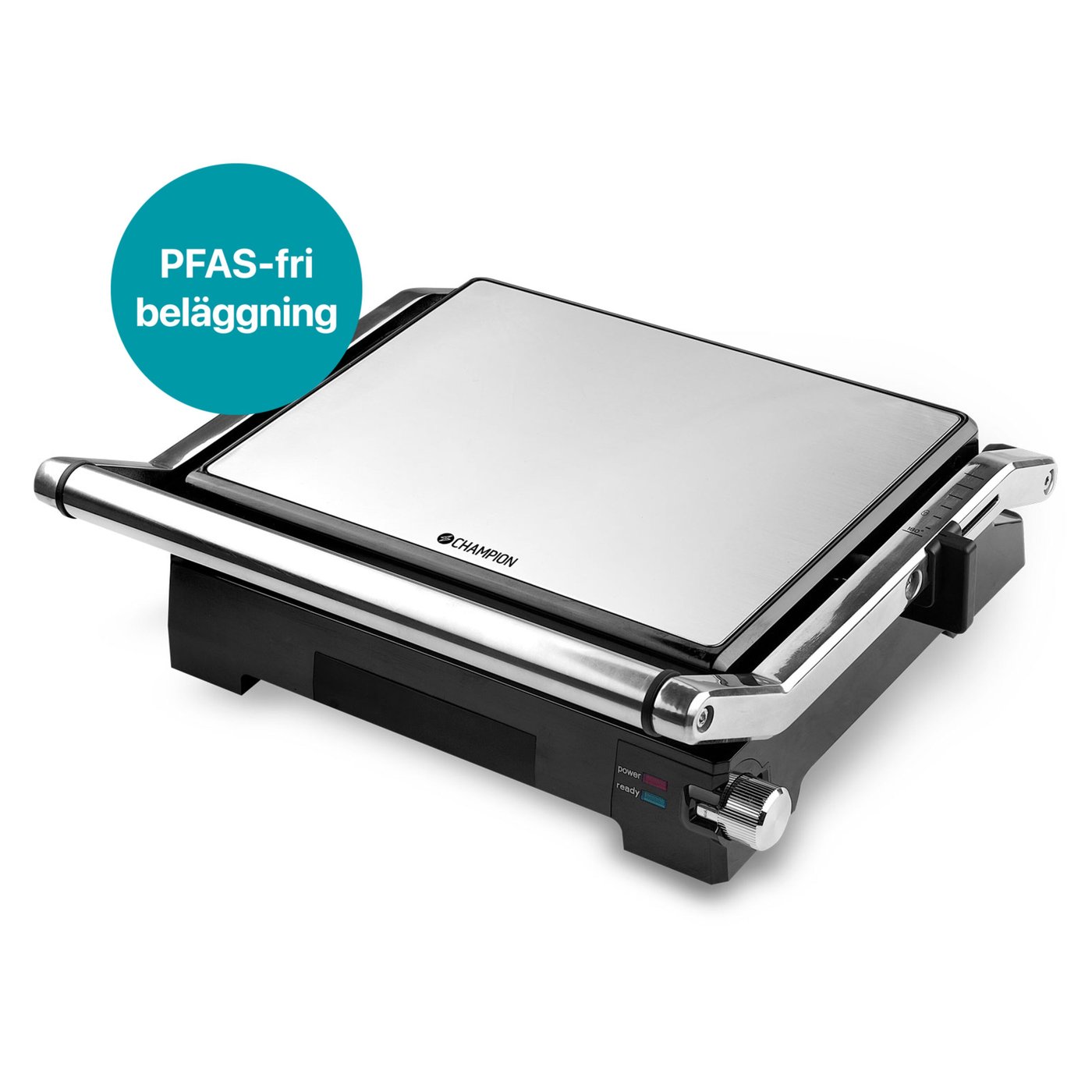 Champion Panini- og bordgrill Pro Health PG600 2-i-1