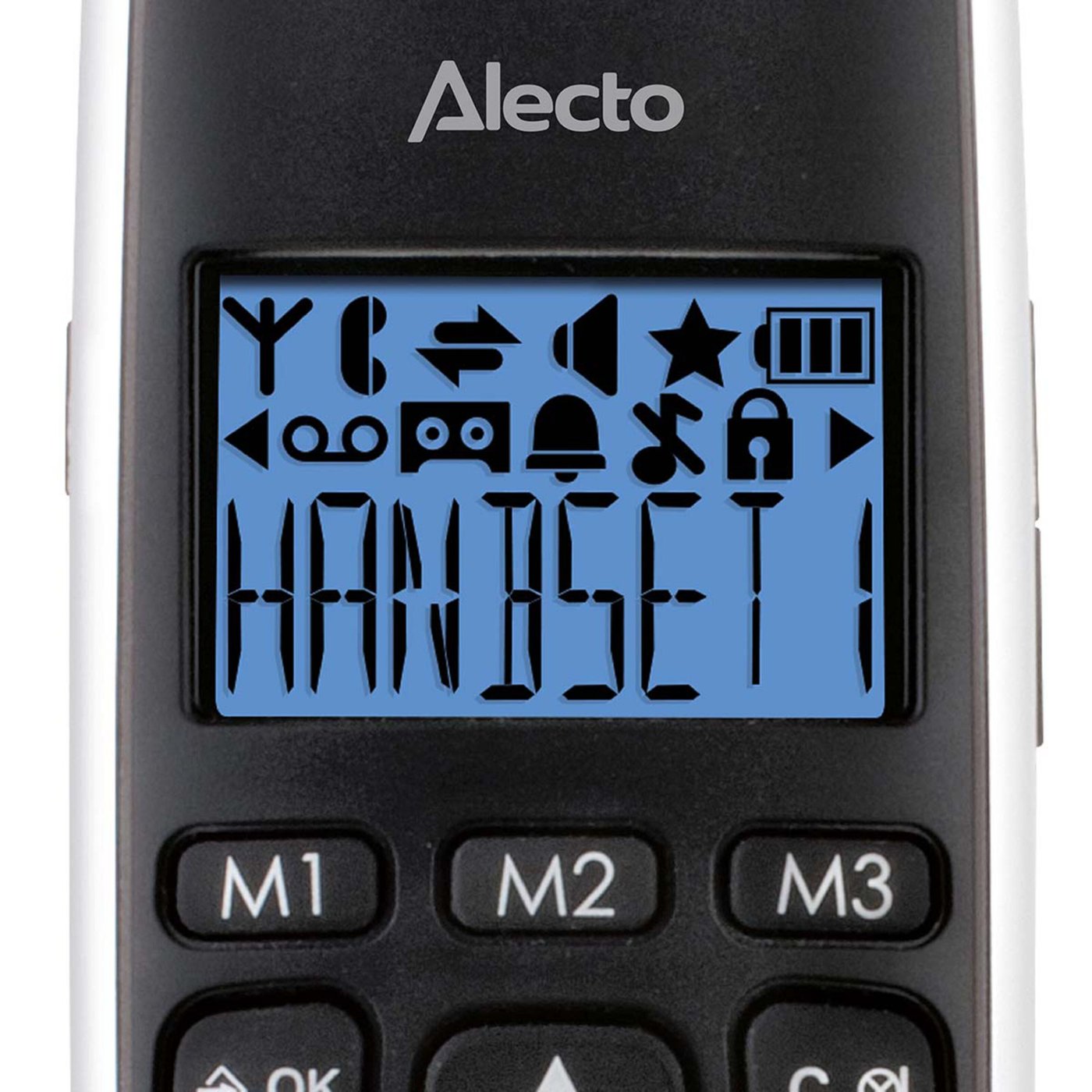 DECT-telefon Alecto FX-6020 (2 hodetelefoner + basestasjon)