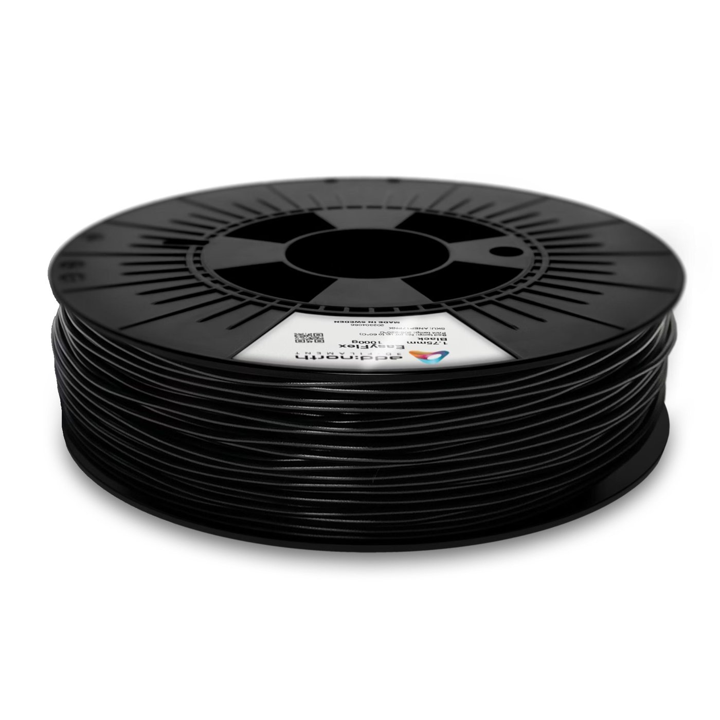 Addnorth Easyflex TPU-filament 95A for 3D-skrivere 1,75 mm Svart