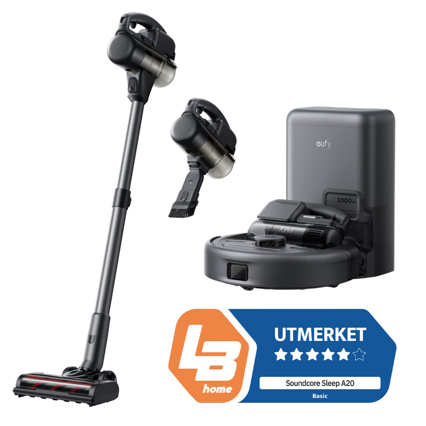 Eufy E20 3-i-1 robotstøvsuger