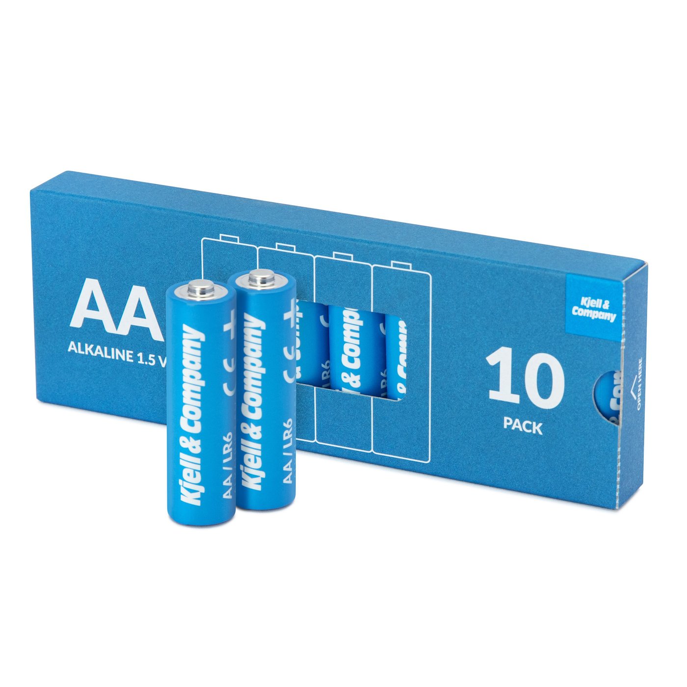 Kjell & Company AA-batterier (LR6) 10-pk.