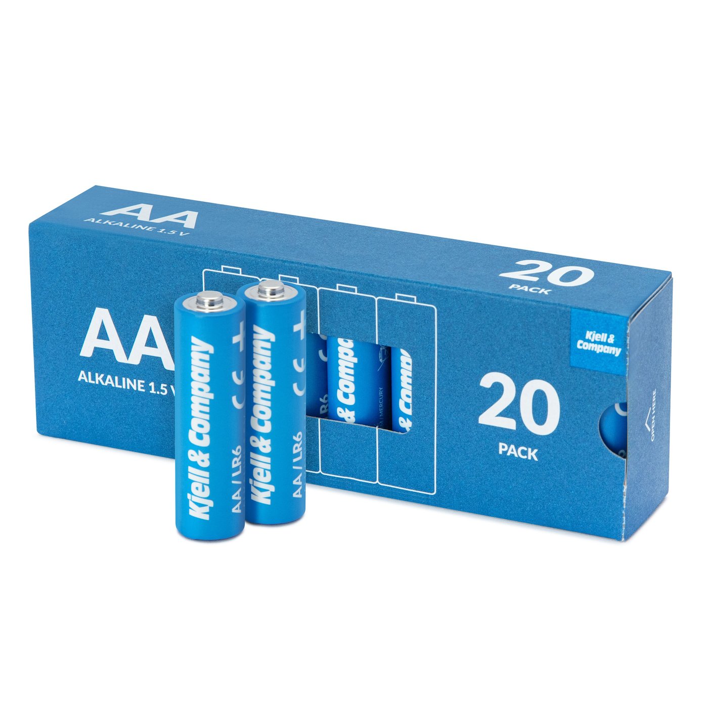 Kjell & Company AA-batterier (LR6) 20-pk.