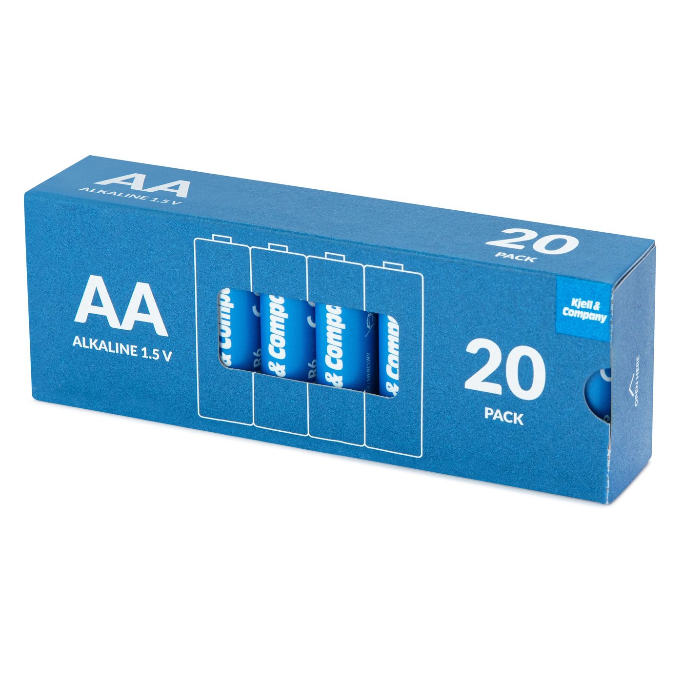 Kjell & Company AA-batterier (LR6) 20-pack