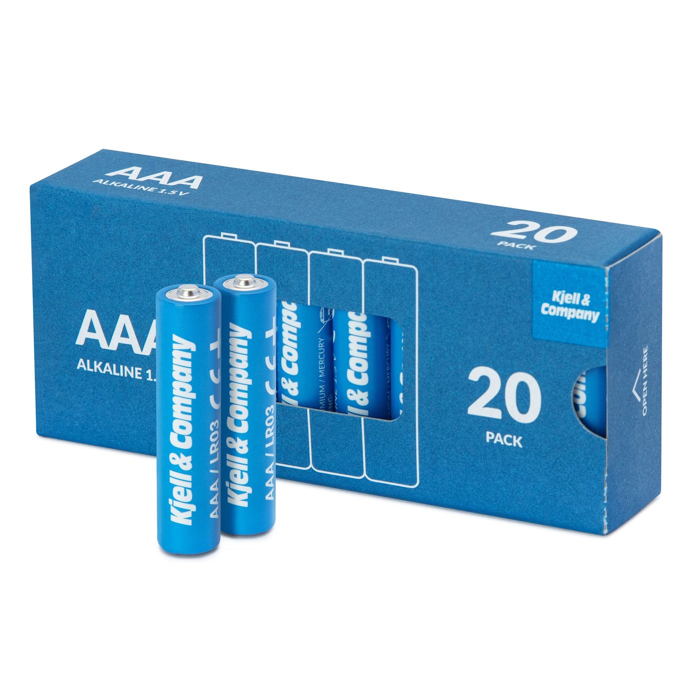 Kjell & Company AAA-batterier (LR03) 20-pk.