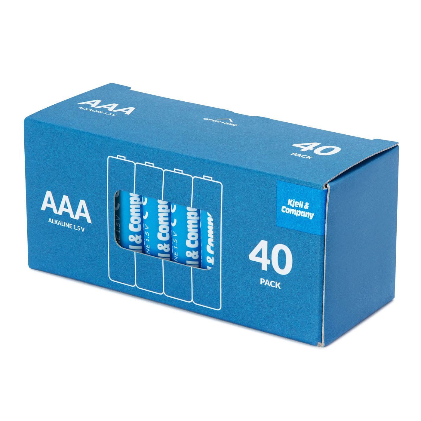 Kjell & Company AAA-batterier (LR03) 40-pack