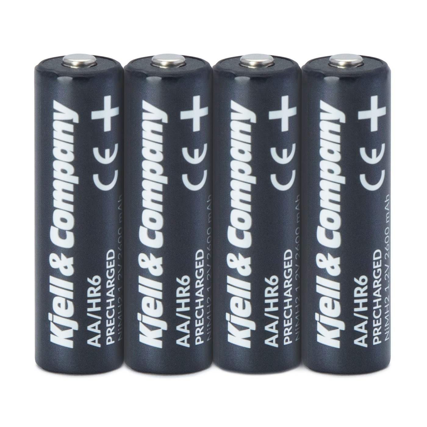 Kjell & Company Laddningsbara AA-batterier 2600 mAh 4-pack