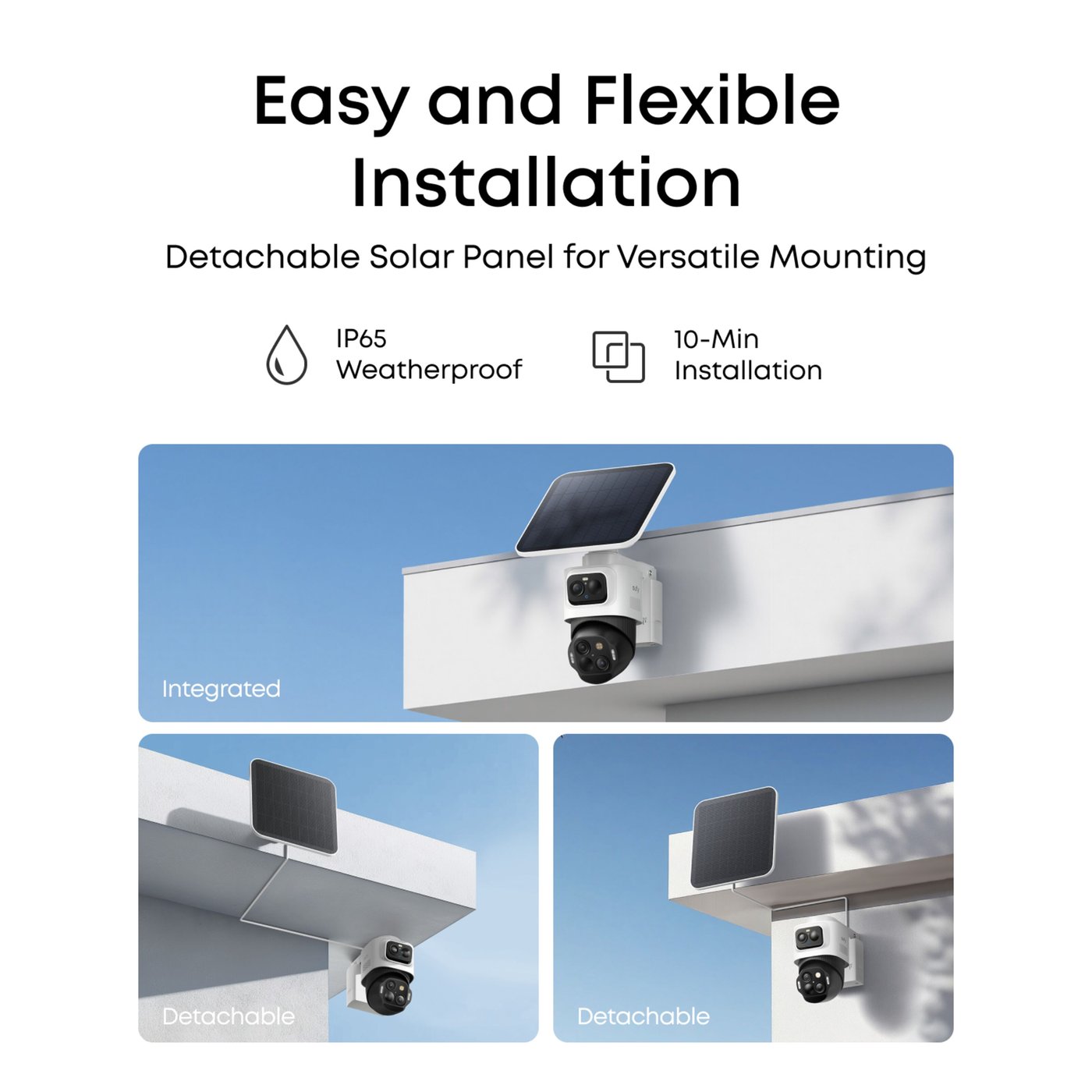 Eufy eufyCam S4 Kit med 2 kameror, 2 solpaneler och basstation