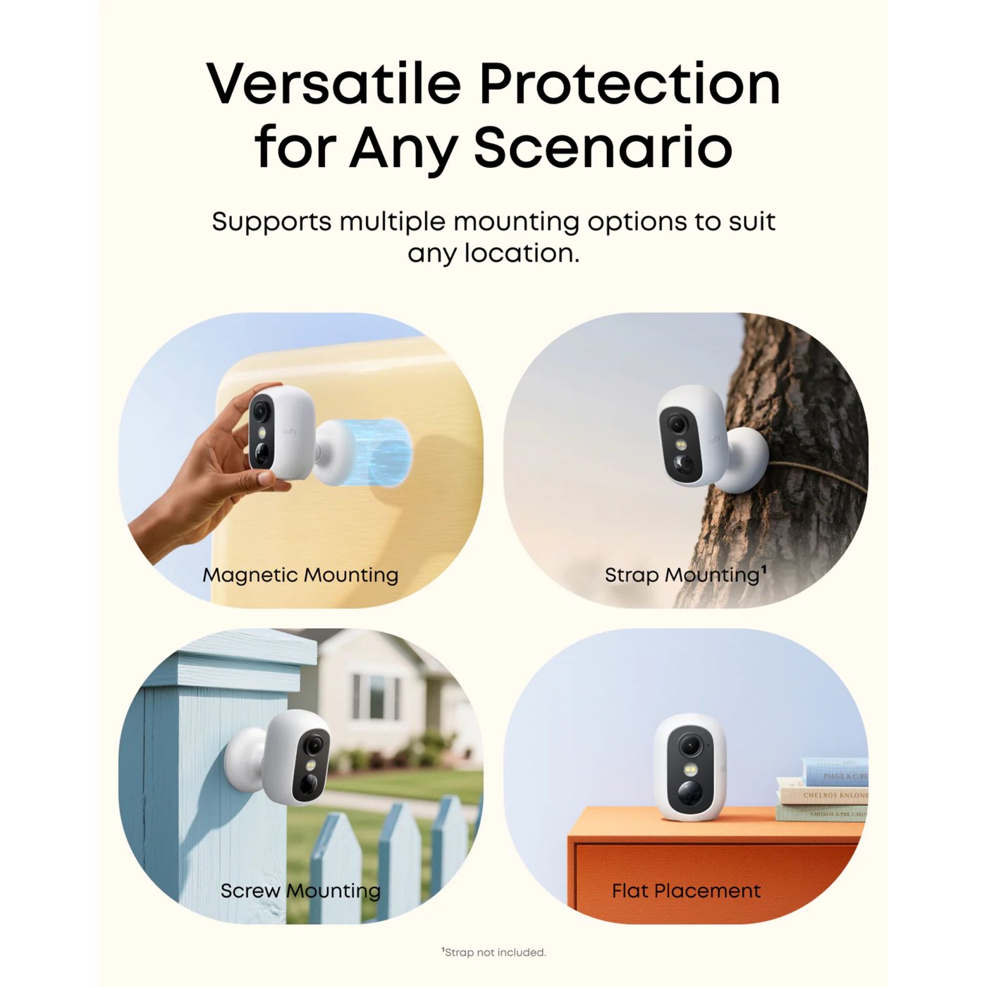 Eufy eufyCam C35 Kit med 4 kameror och minibasstation