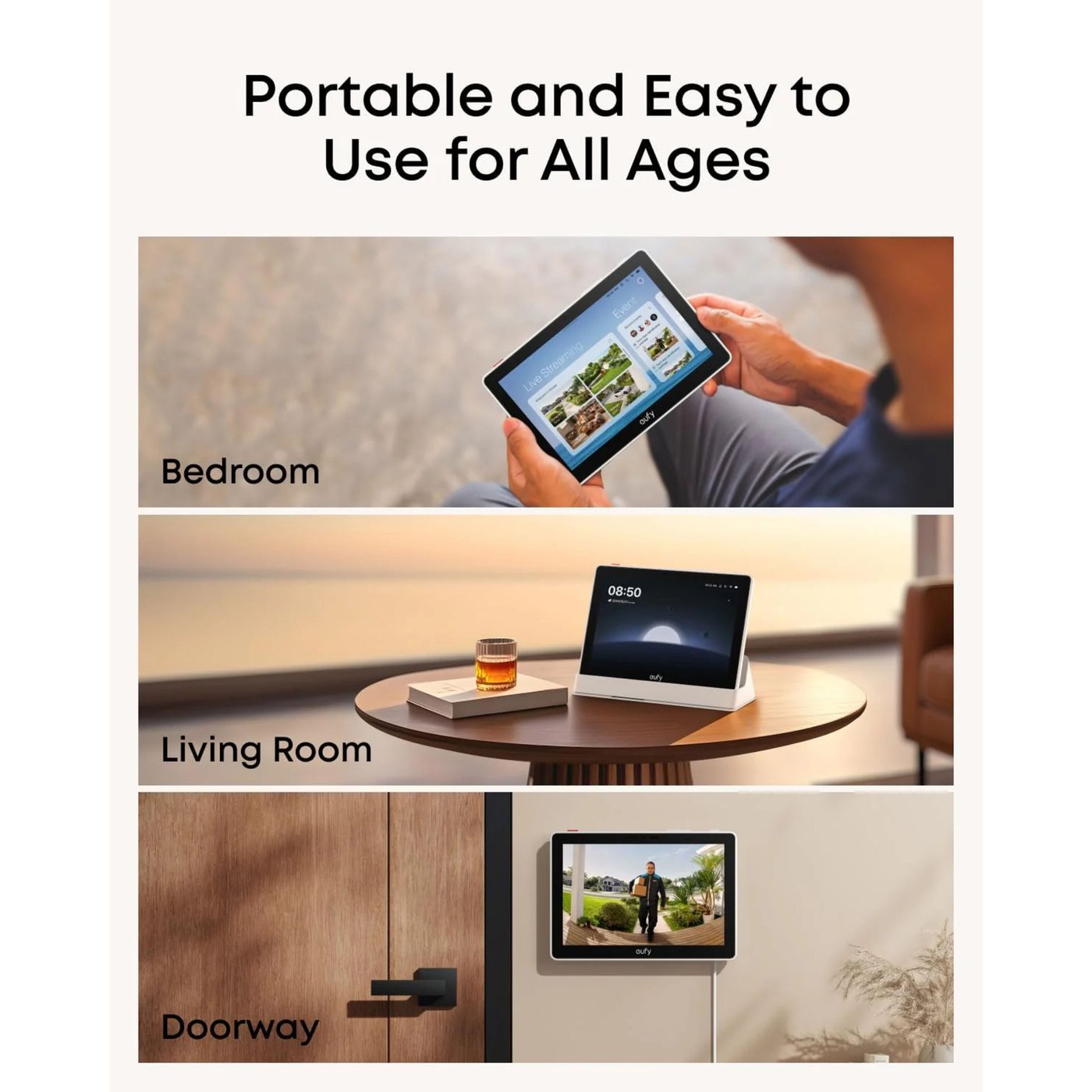 Eufy Smart Display E10 säkerhetsdisplay