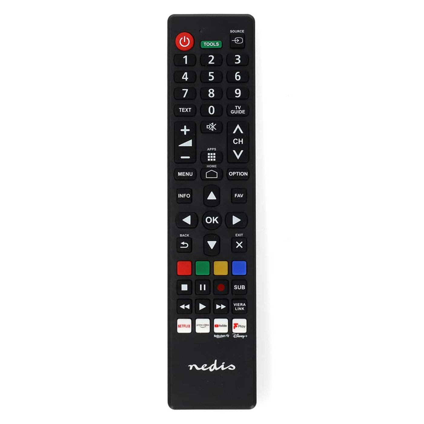 Nedis Erstatningsfjernkontroll for Pansonic/Sharp TV-modeller