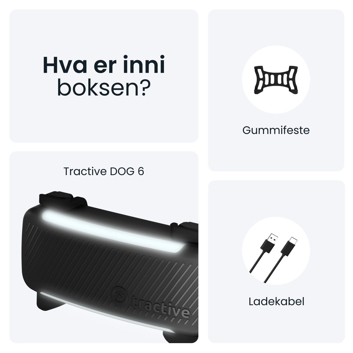 Tractive DOG 6 – GPS-hundehalsbånd og helseovervåking