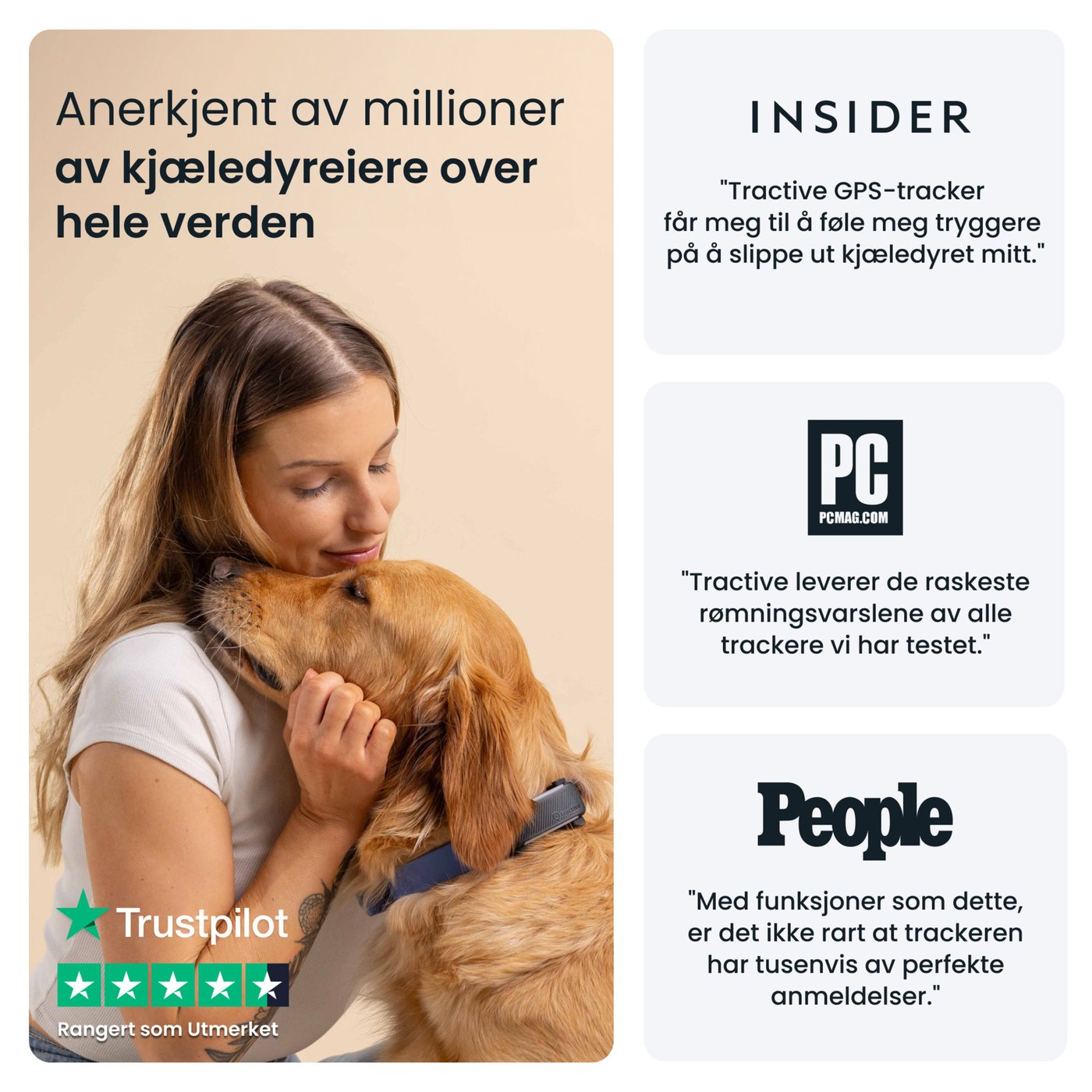 Tractive DOG 6 – GPS-hundehalsbånd og helseovervåking