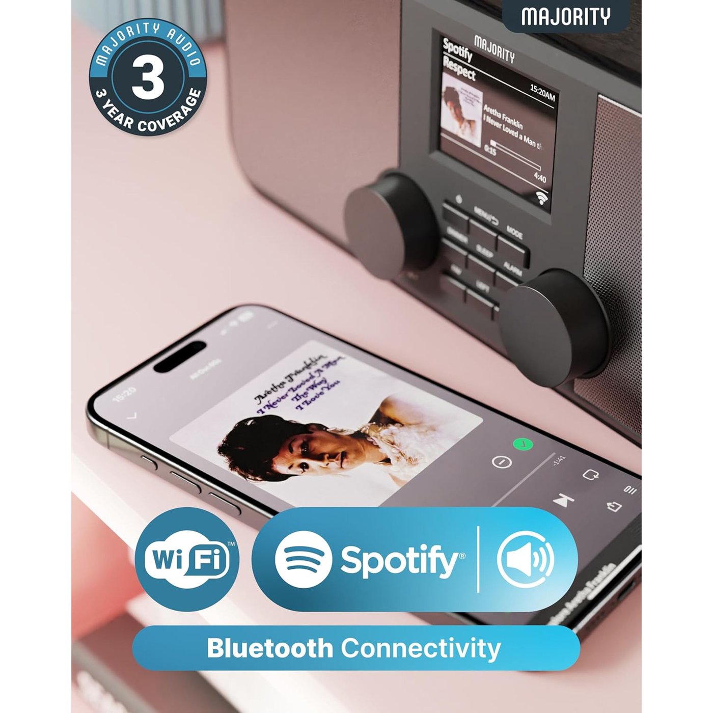 Majority Rostock internet radio med Spotify connect