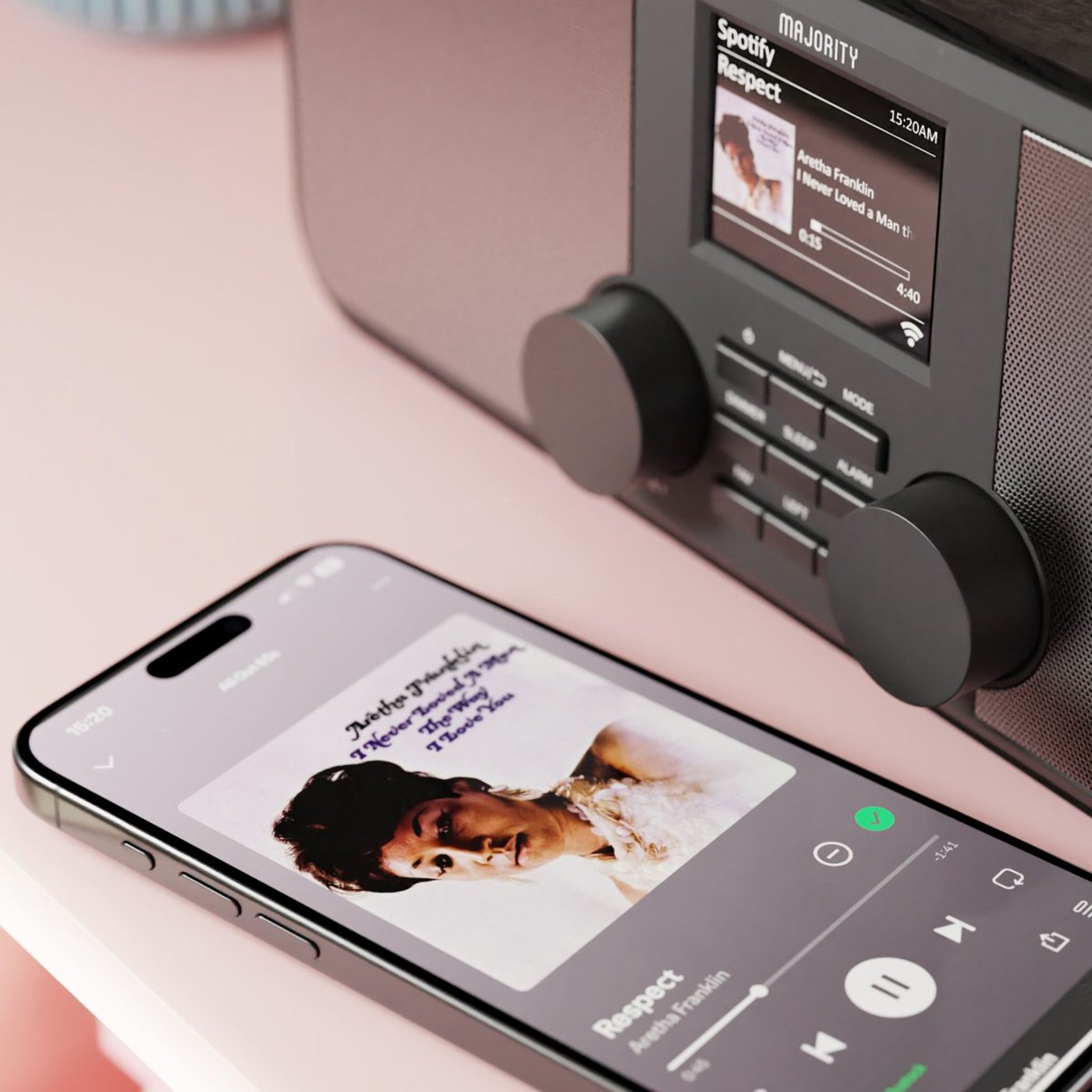 Majority Rostock internet radio med Spotify connect