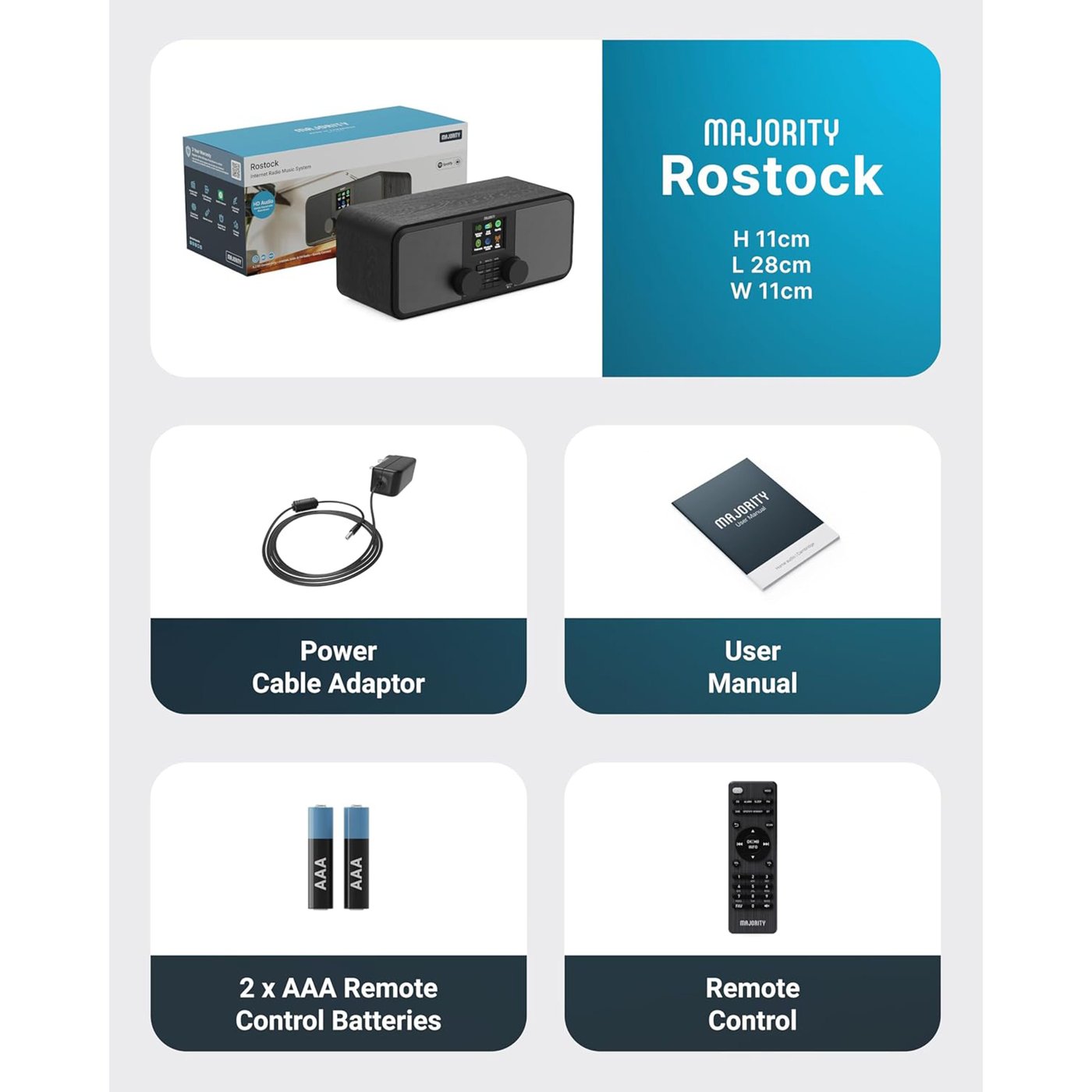 Majority Rostock internet radio med Spotify connect