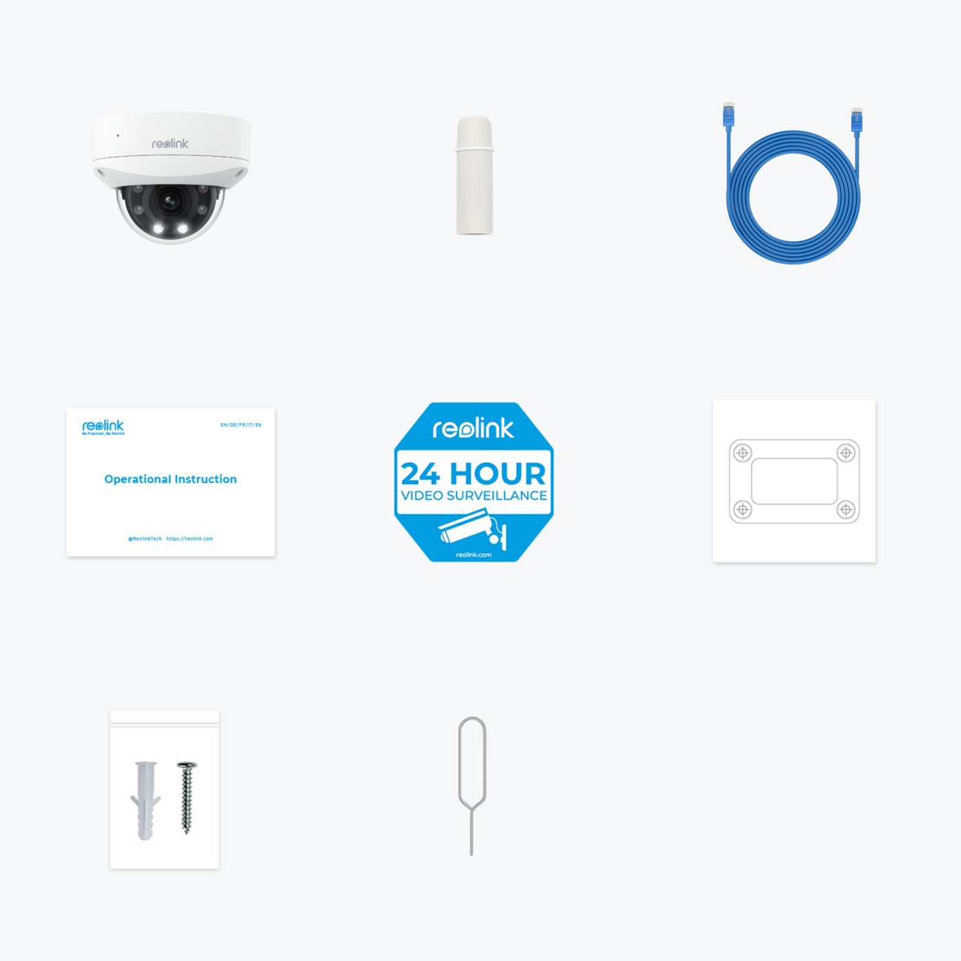 Reolink P437 Dome 4K-overvåkingskamera