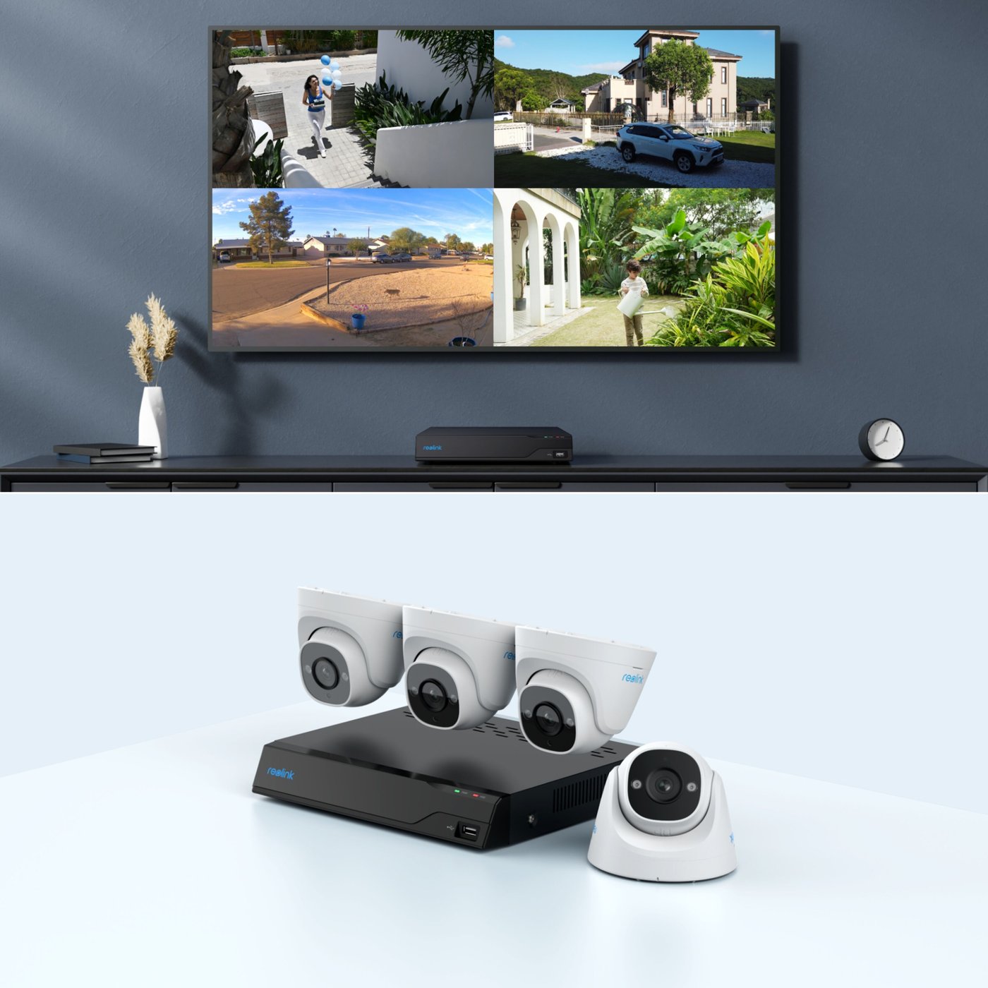 Reolink NVS8-5MD4 Övervakningssystem med 4 kameror