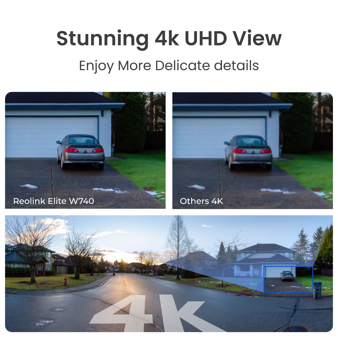 Reolink Elite WiFi 4K 180° overvåkingskamera