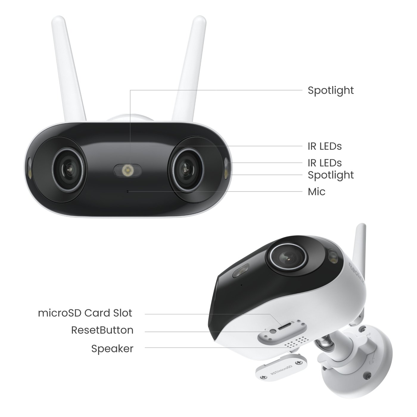 Reolink Elite WiFi 4K 180° overvåkingskamera