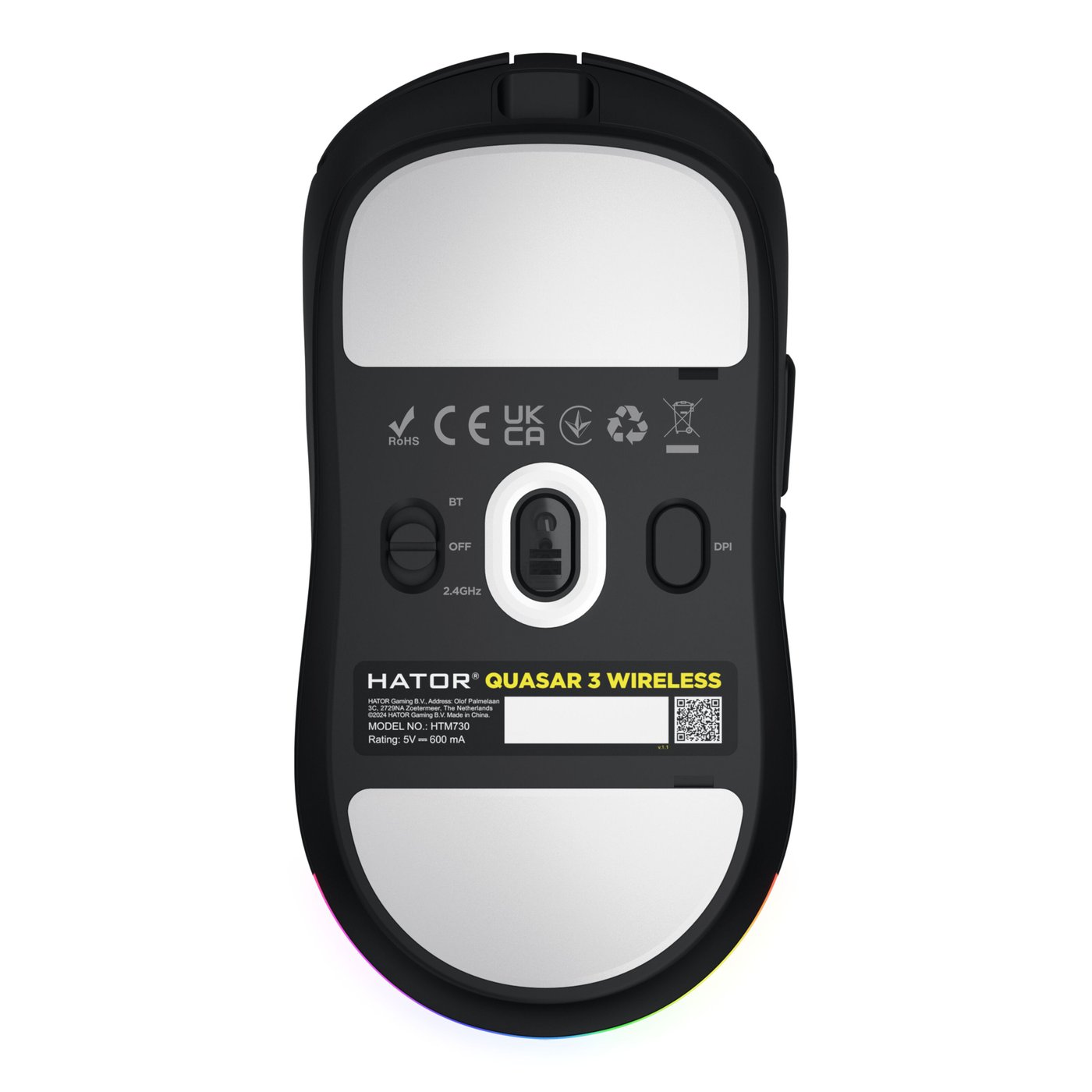 HATOR Quasar 3 Wireless trådlös gamingmus