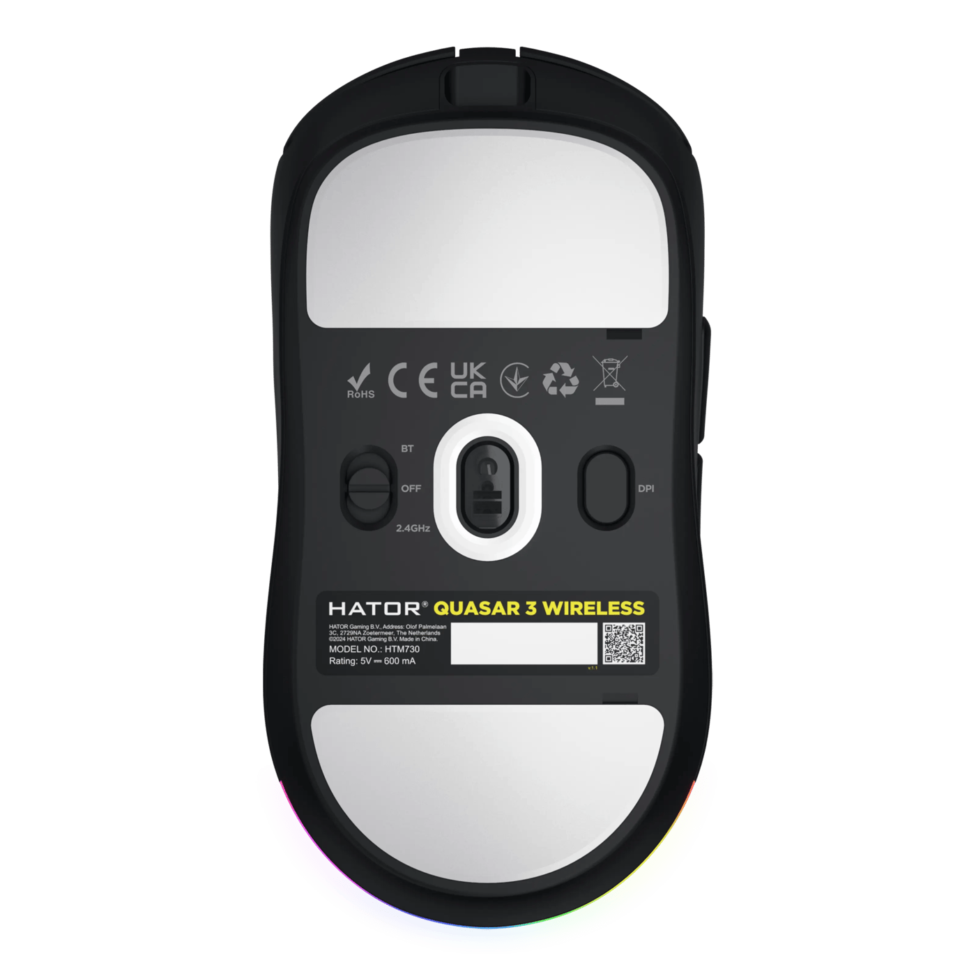 HATOR Quasar 3 Wireless trådlös gamingmus