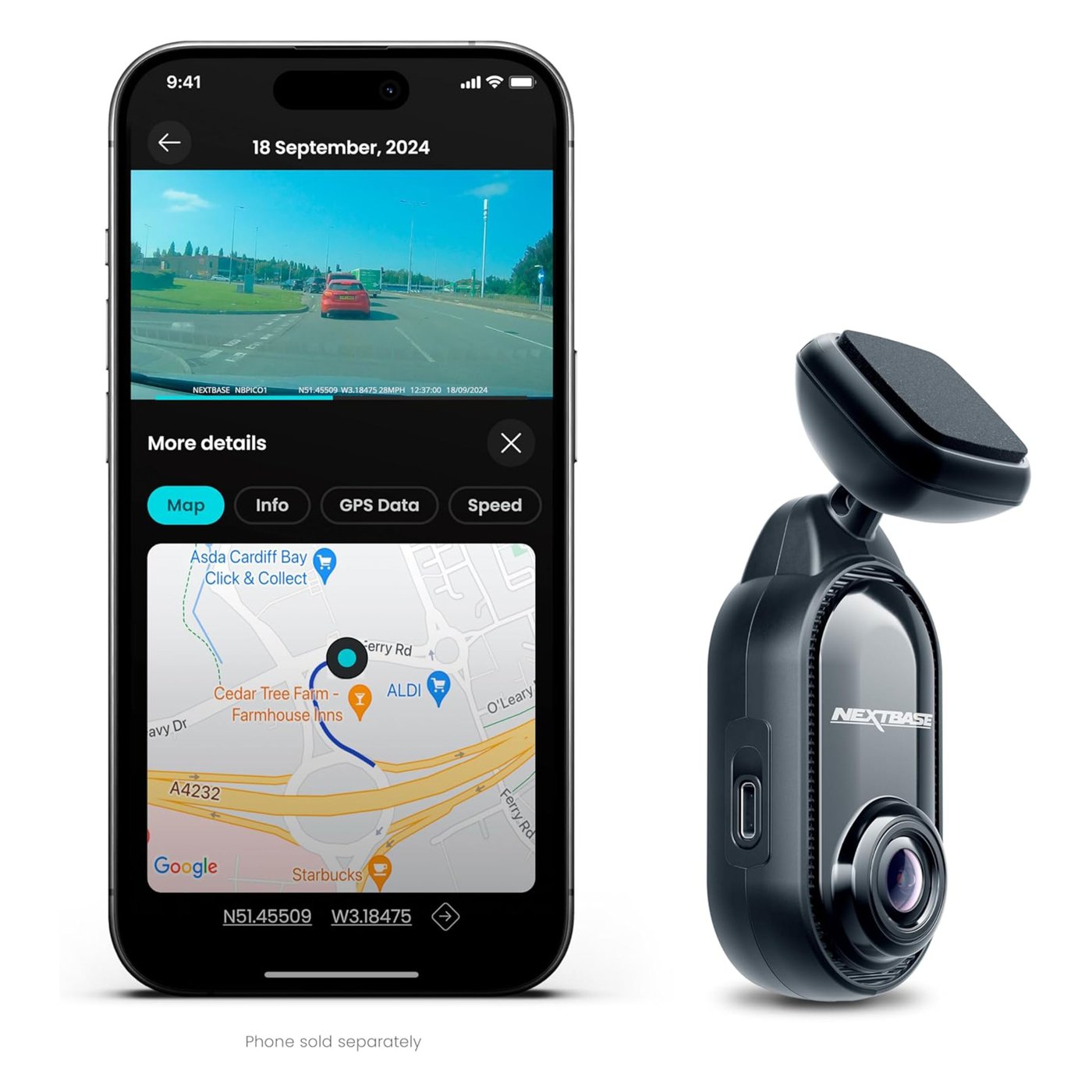 Nextbase Piqo 1K dashcam