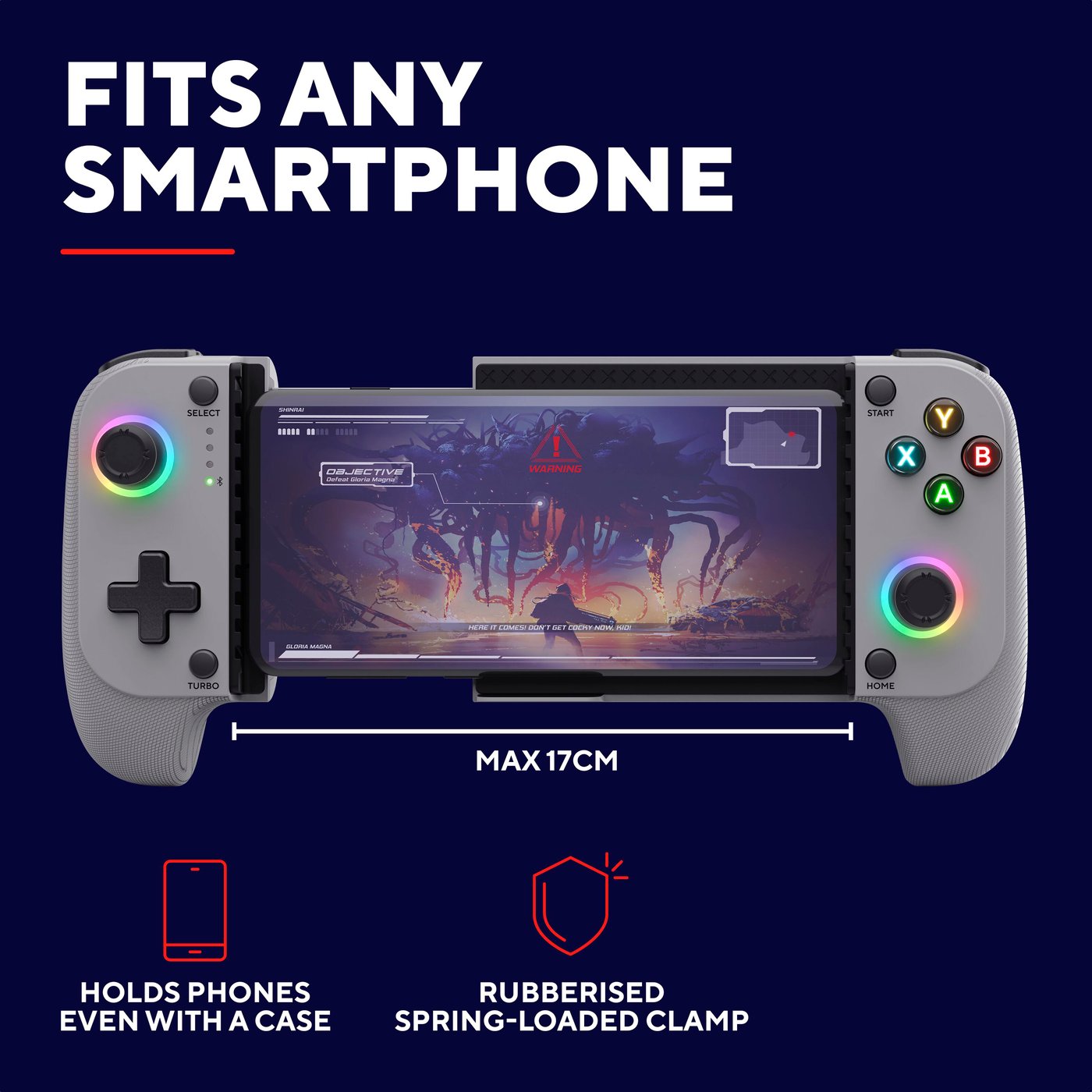 GXTrust GXT 735 Mylox trådlös mobil handkontroll Grå