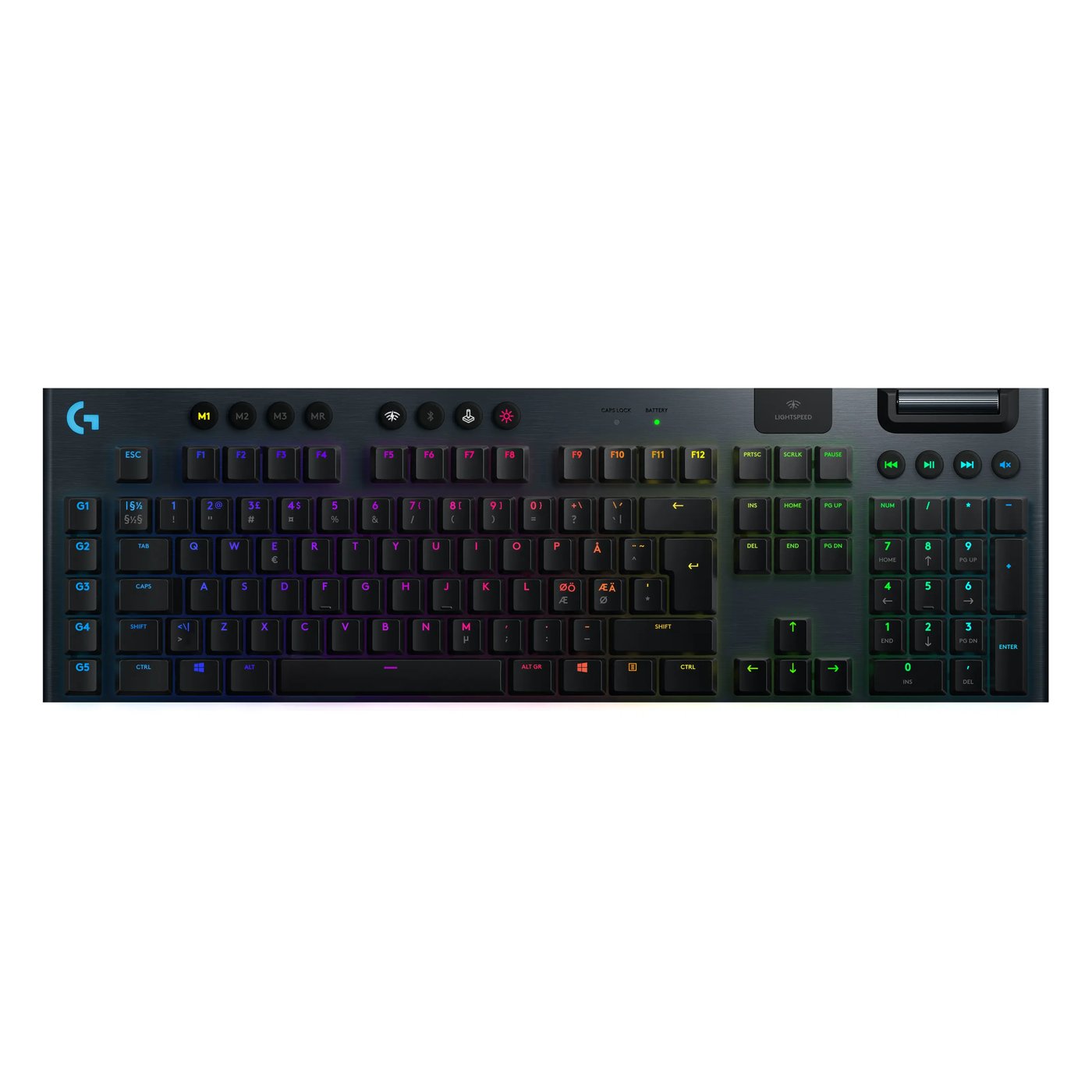 Logitech G 915 Lightspeed Mekaniskt tangentbord GL Tactile
