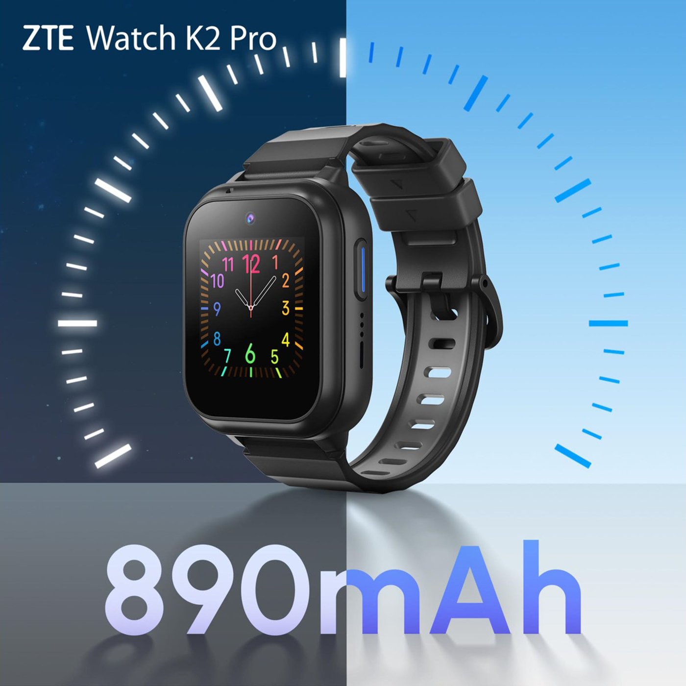 ZTE Watch K2 Pro – smartklocka för barn Svart