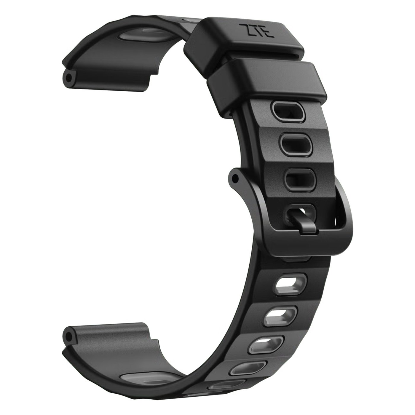 ZTE K2/K2 Pro klockarmband i silikon Svart