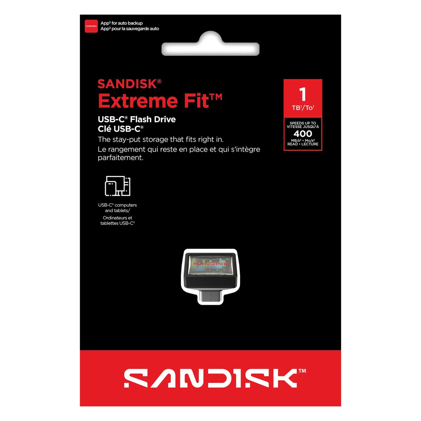 Sandisk Extreme Fit – USB-C-minne 1 TB